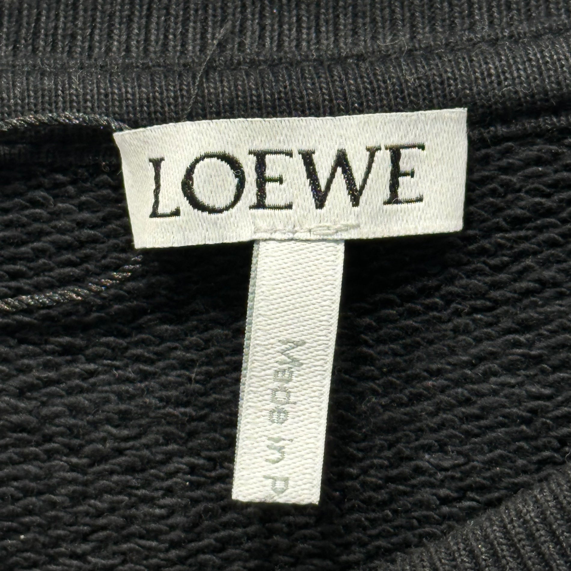 LOEWE(ロエベ) Anagram Logo Cotton Sweatshirt アナグラム ロゴ スウェット M ブラック