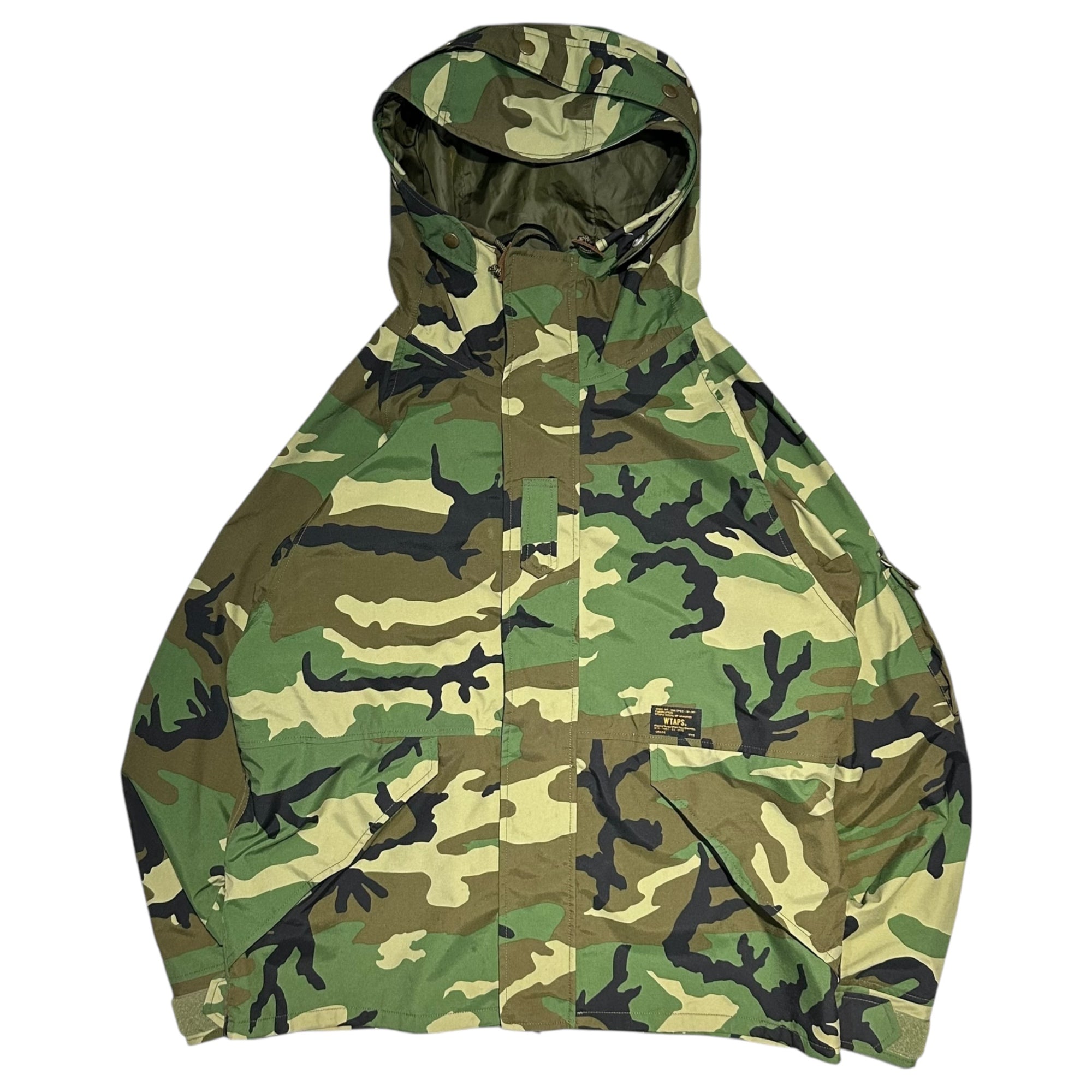 WTAPS(ダブルタップス) 15AW EX31 SNEAK COLLECTION NYLON TAFFETA TETRATEX 152LTDT-JKM01S 迷彩 カモフラ マウンテンパーカー ジャケット ブルゾン 152LTDT-JKM01S 2(M程度) カーキ