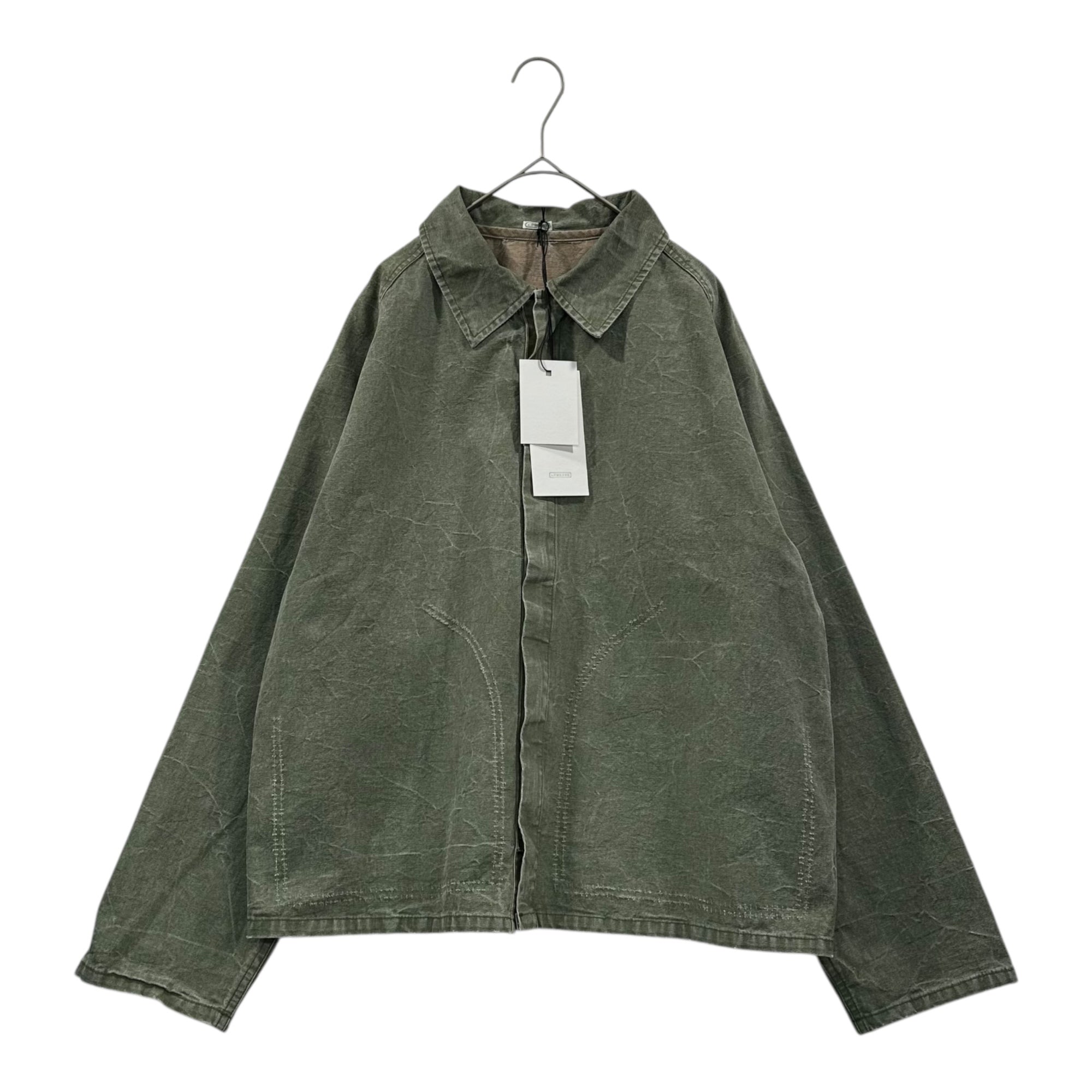 A.PRESSE(アプレッセ) 23AW Hunting Jacket ハンティング ジャケット 23AAP-01-13H 1 グリーン ジップアップ ミリタリー