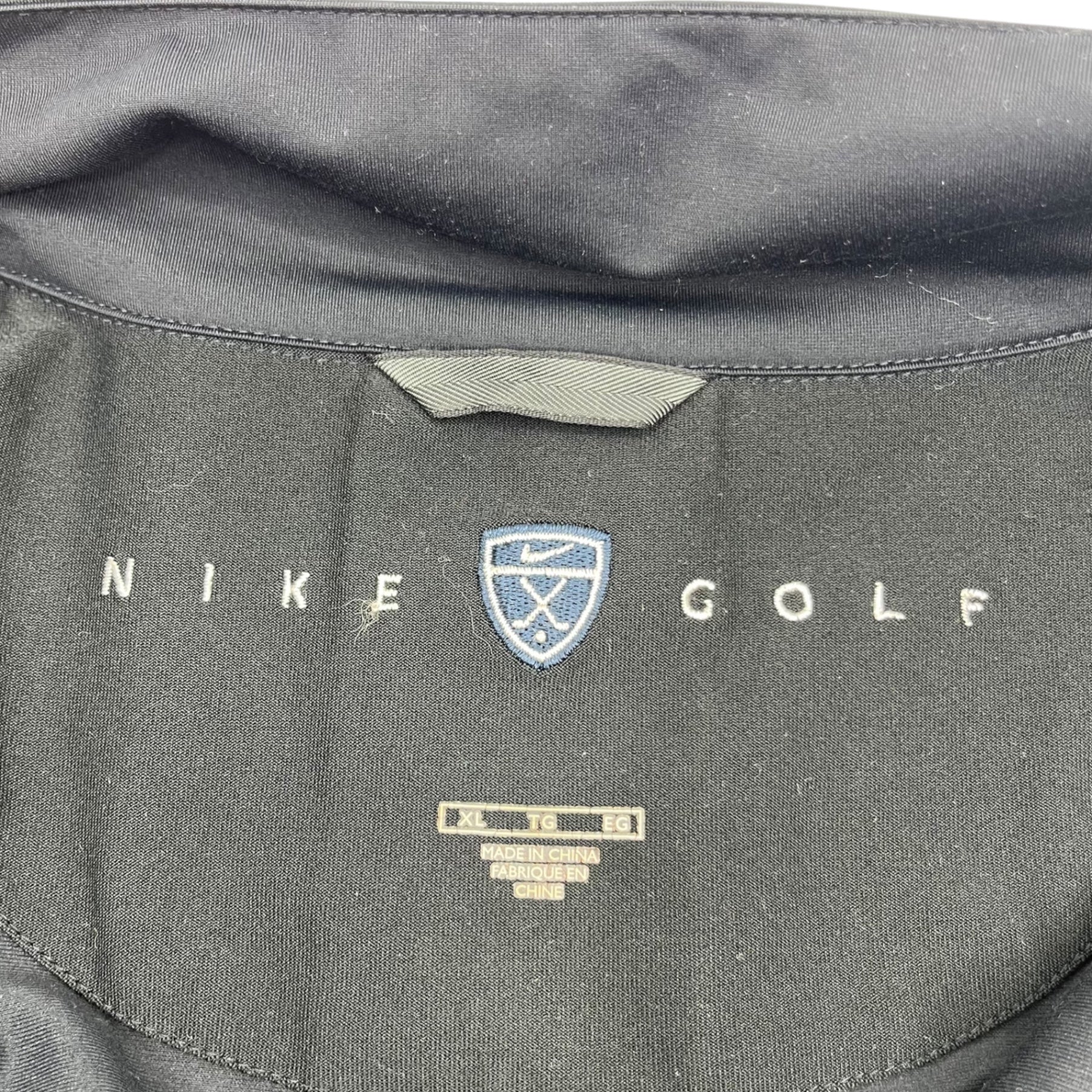 NIKE GOLF(ナイキゴルフ) Pullover training jacket プルオーバー トレーニング ジャケット XL ブラック テック Y2K