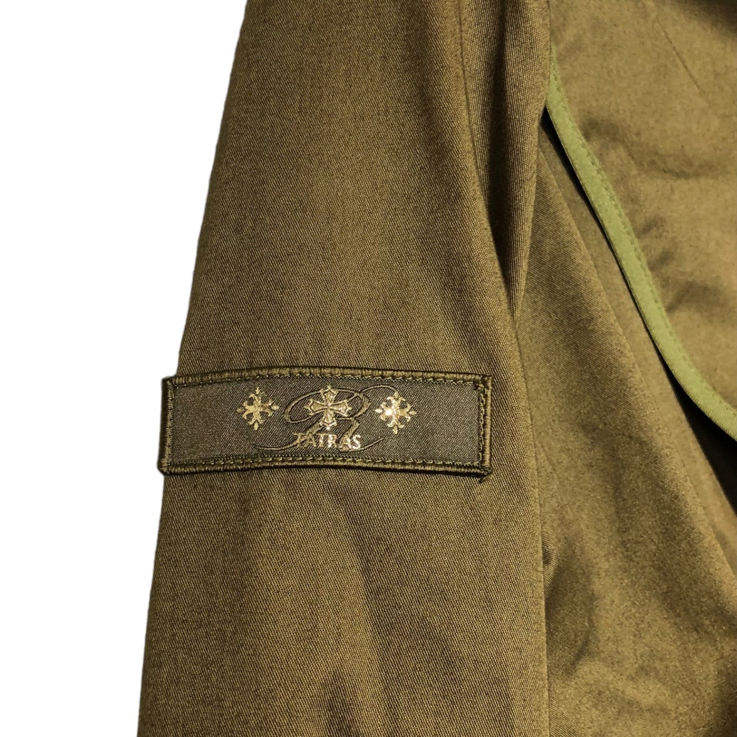 TATRAS(タトラス) R line elizabeth collar trench coat Rライン エリザベスカラー トレンチコート LTL17S4130 03(L程度) カーキ ビッグカラー 高級ライン