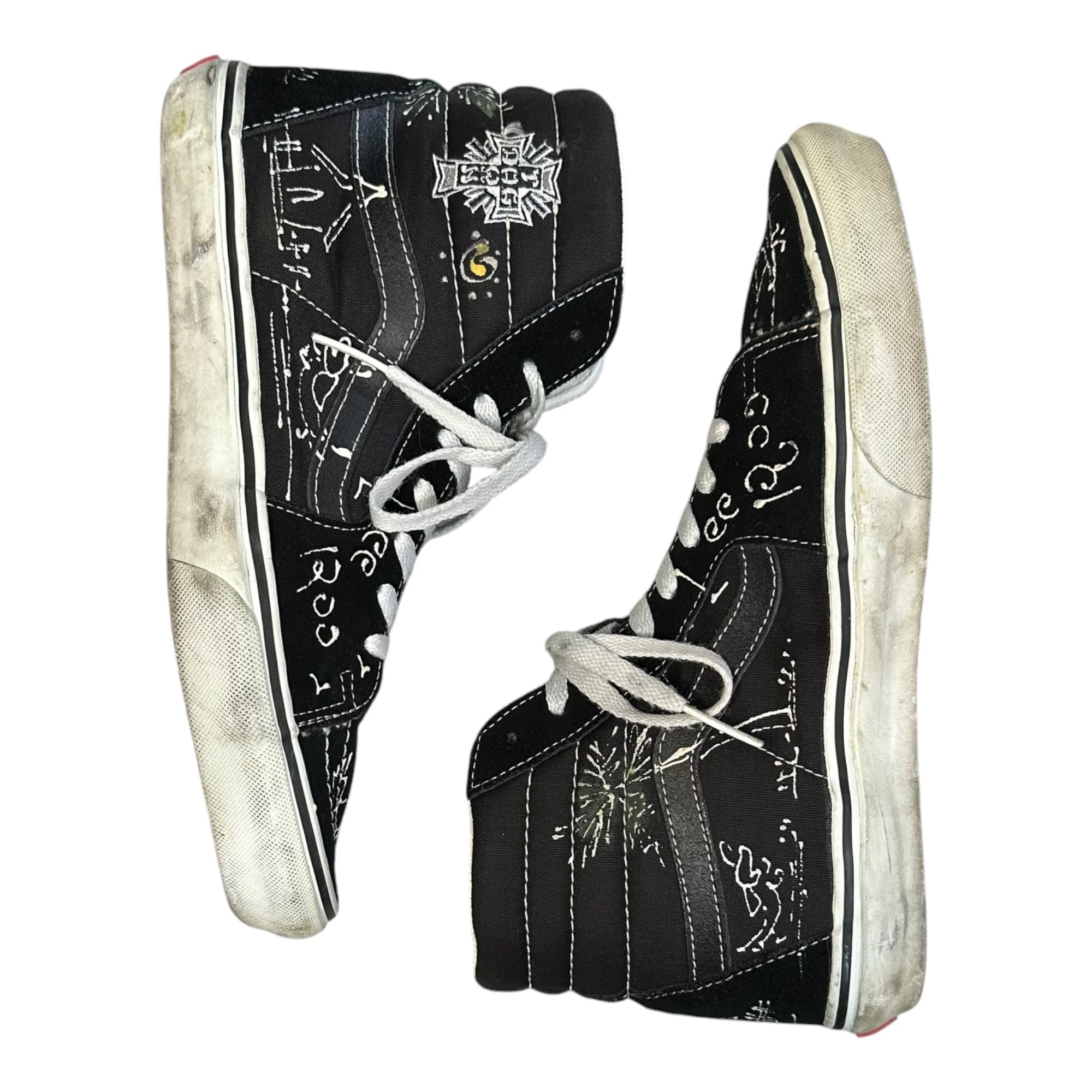 VANS×DOGTOWN(バンズ×ドッグタウン) 2000’s SK8 HI スケート ハイ US 8(26cm) ブラック ハイカット スニーカー