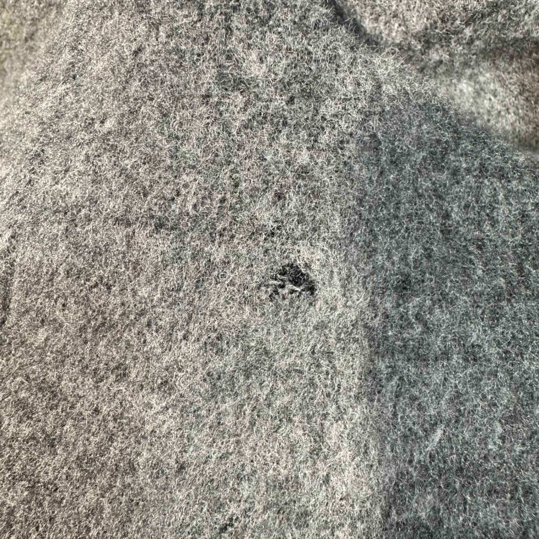 YOHJI YAMAMOTO(ヨウジヤマモト) 90's Long-sleeved wool pullover with scarf  90年代 マフラー付 長袖 ウール プルオーバー  FI-J31-109 S グレー