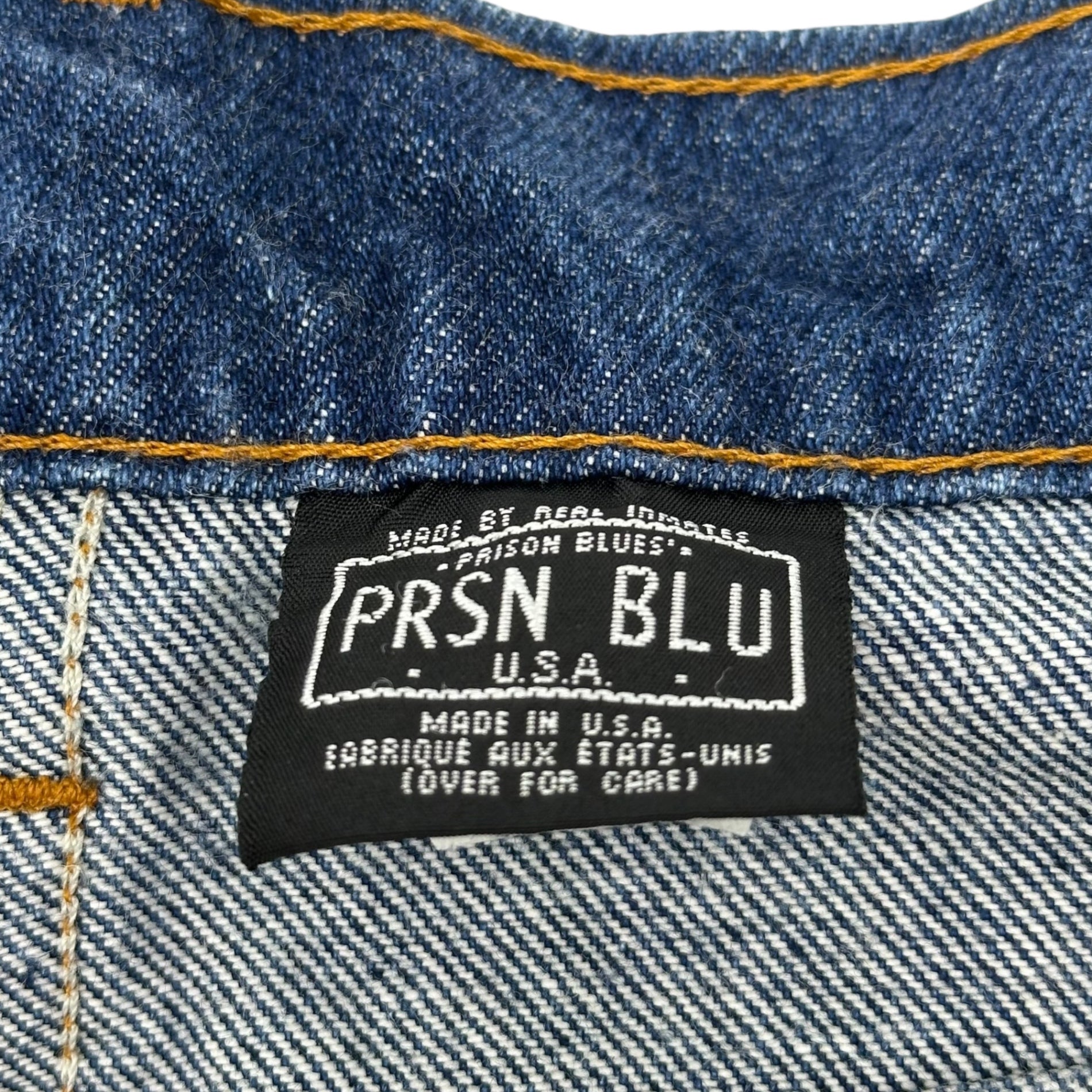 PRISON BLUES(プリズンブルース) Tapered Denim Pants テーパード デニム パンツ 114316 W36 インディゴ