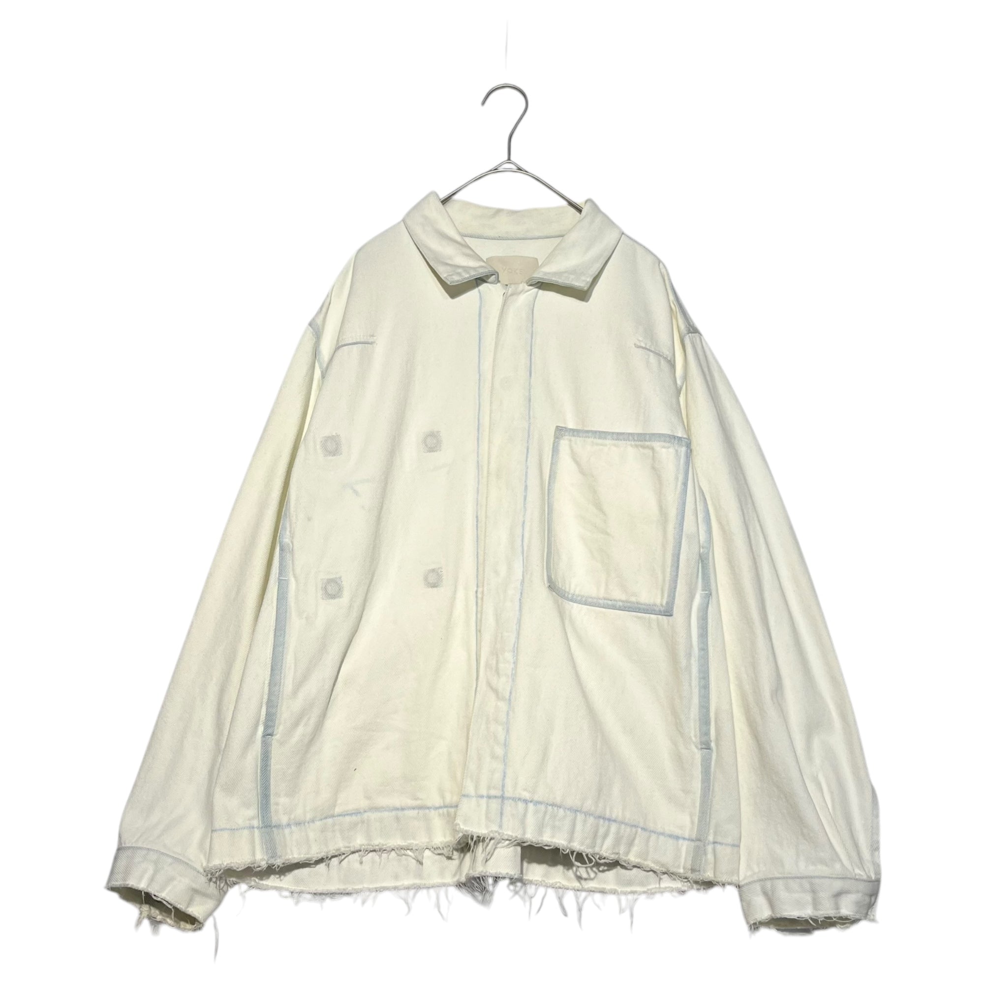 YOKE(ヨーク) 21SS DETACHABLE POCKET DENIM JACKET デタッチャブル ポケット デニム ジャケット YK21SS0196B 1(S相当) ライトインディゴ