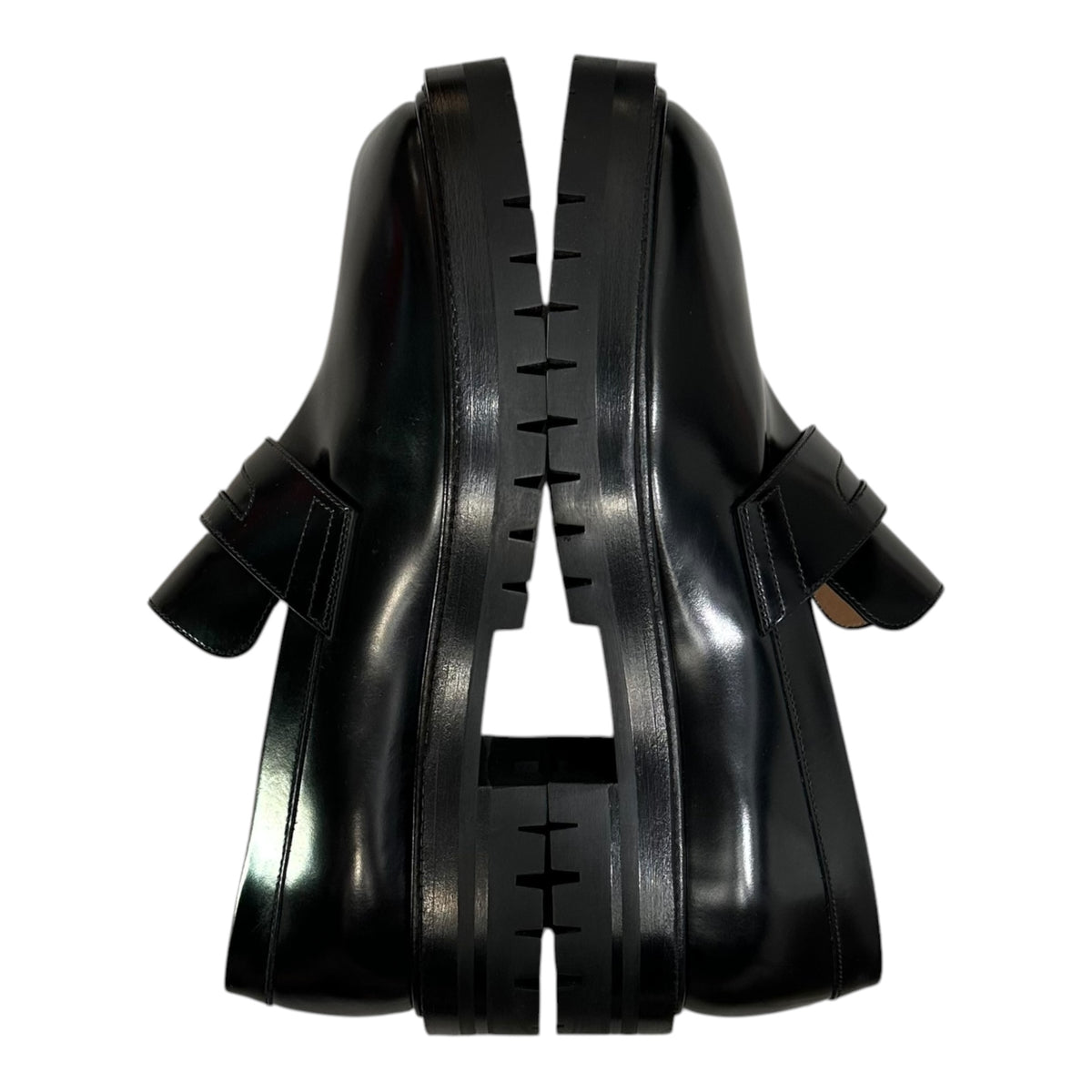 MAISON MARGIELA(メゾンマルジェラ) 2025AW TABI County Loafer 足袋 チャンキーソール ローファー S57WR0139 41 ブラック タビ