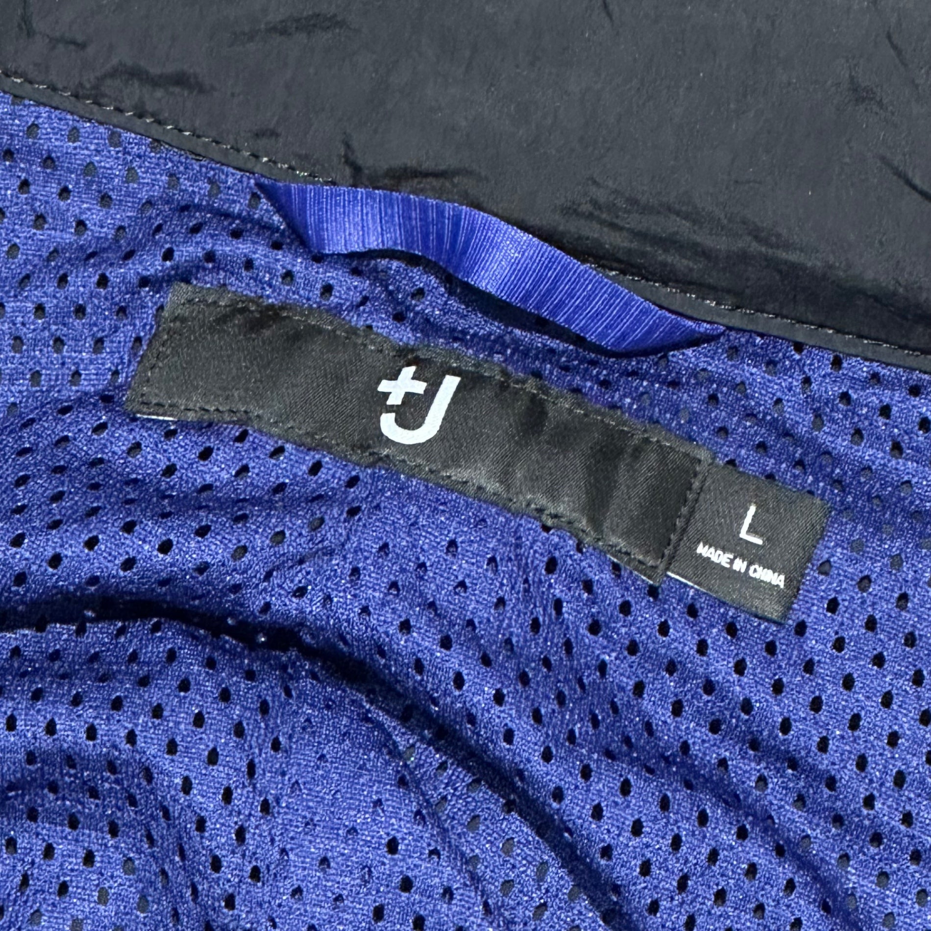 ＋J(プラスジェイ) オーバーサイズ フーデッド ハーフ コート 439927 L ブラック UNIQLO(ユニクロ) JIL SANDER(ジルサンダー) コラボ ナイロン マウンテンパーカー ジャケット