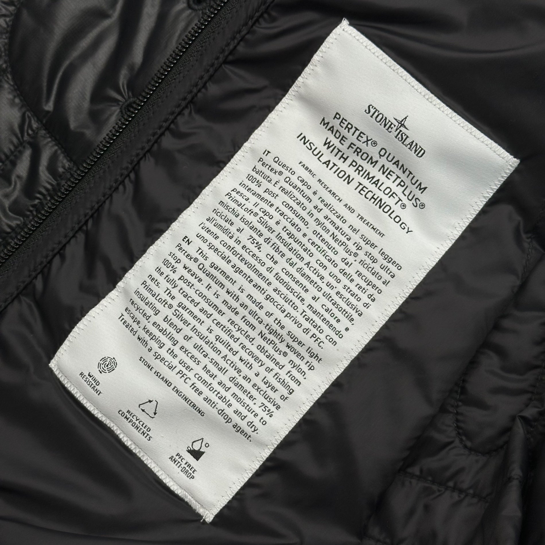 STONE ISLAND(ストーンアイランド) 24AW PERTEX QUATUM NETPLUS