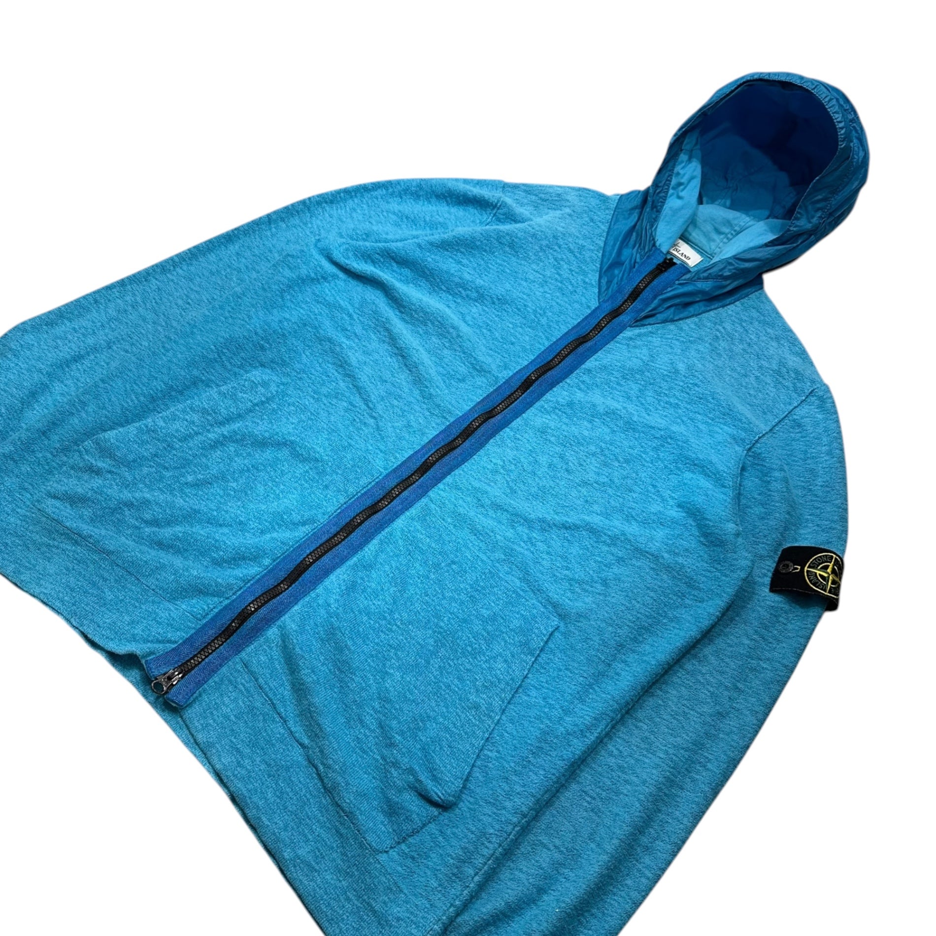 STONE ISLAND(ストーンアイランド) Garment-dyed knit nylon paneled