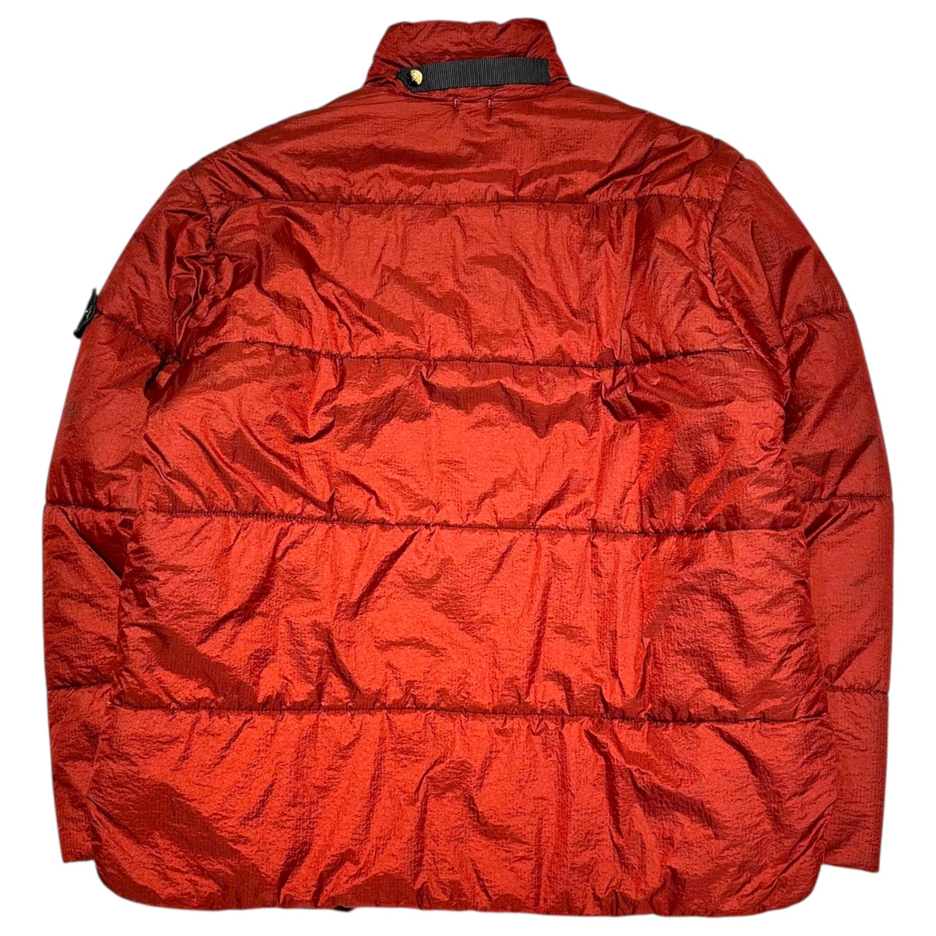 STONE ISLAND(ストーンアイランド) 95AW by Massimo Osti Puffer Jacket マッシモオスティ期 ナイロン メタル ダウン ジャケット 23154L33 M レッド 90's 90年代 グリーンエッジ アーカイブ