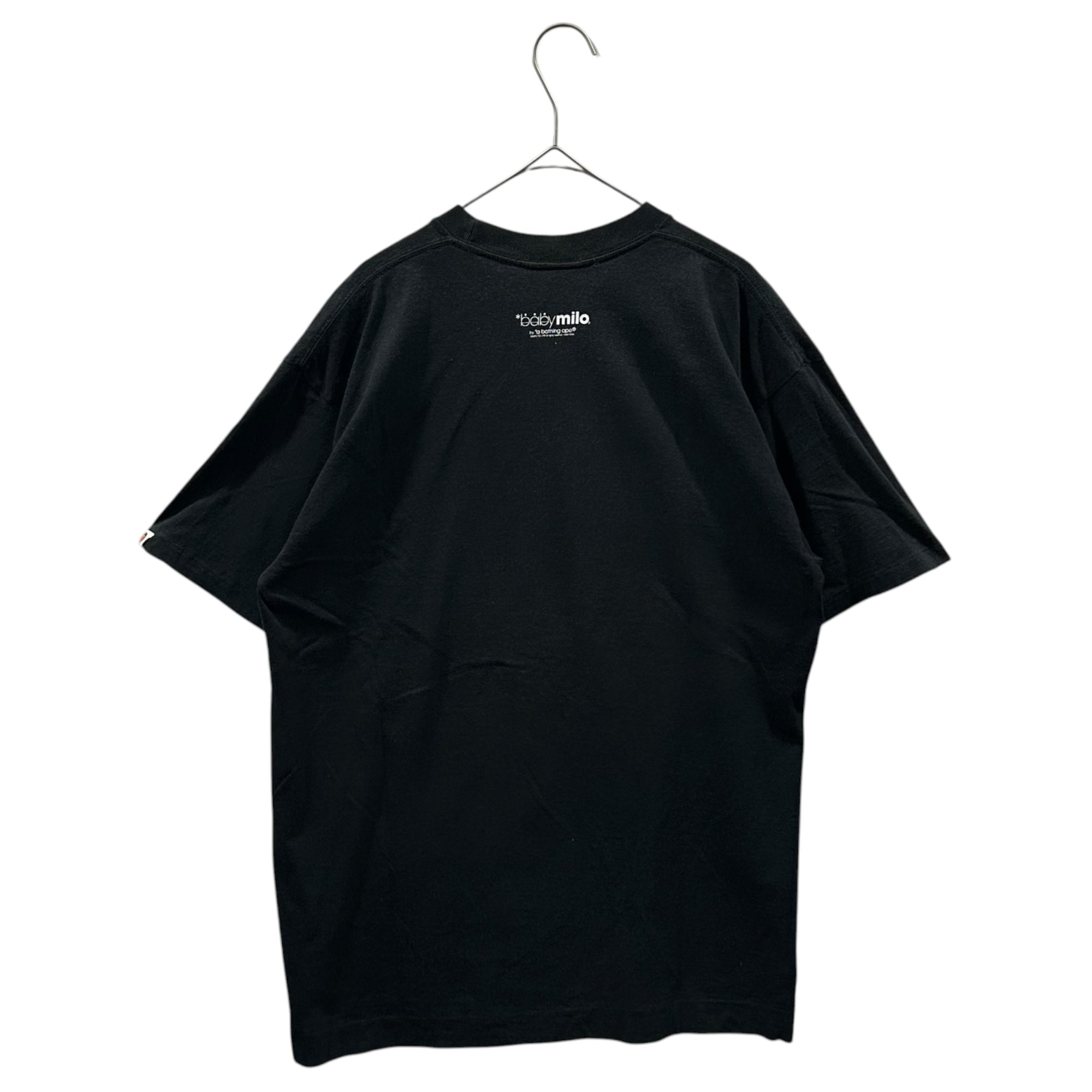A BATHING APE(アベイシングエイプ) 2006's French Fries Milo T-shirt 2006年 フライドポテト ベイビー マイロ Tシャツ L ブラック 00's 2000年代初期