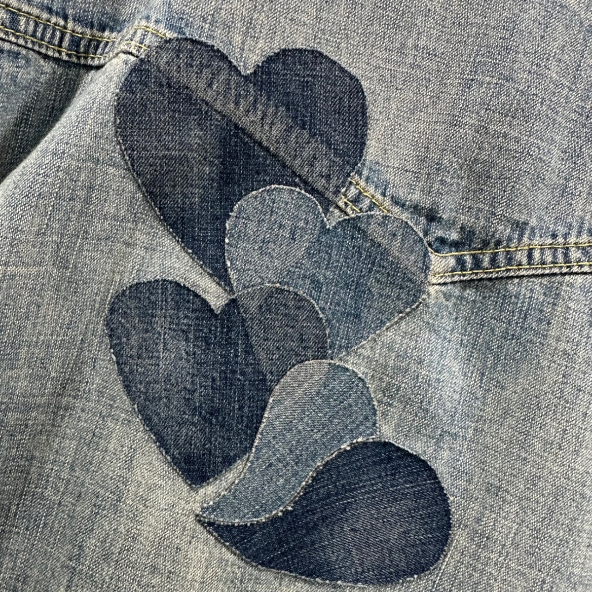 REMI RELIEF(レミレリーフ) Studded western denim shirt スタッズ ウエスタン デニム シャツ M ライトインディゴ