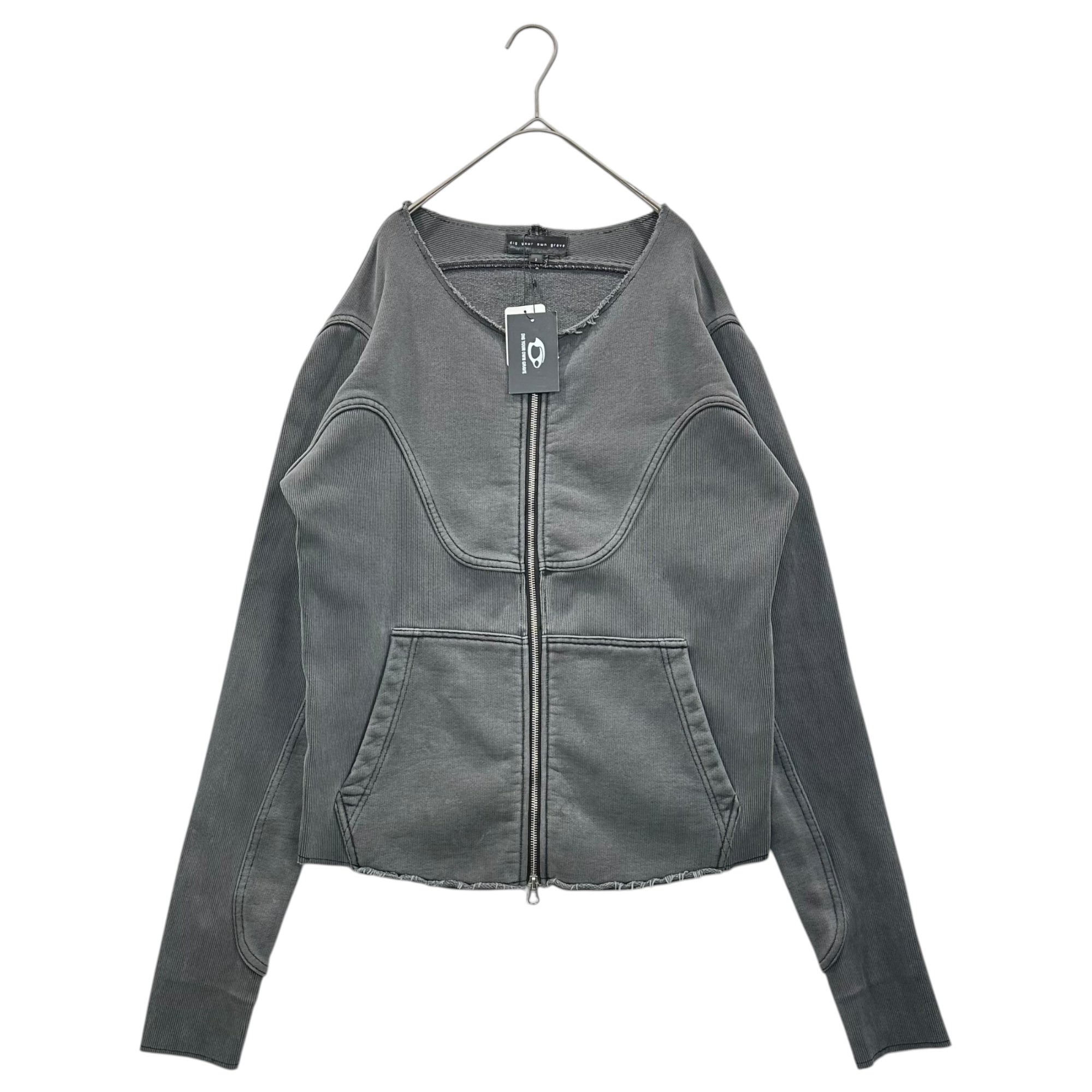 DIG YOUR OWN GRAVE(ディグユアオウングレイブ) URBAN RIDER ZIP JKT アーバン ライダー ジップ ジャケット 参考定価29700円 202509240TOML25AVDY001 2 グレー