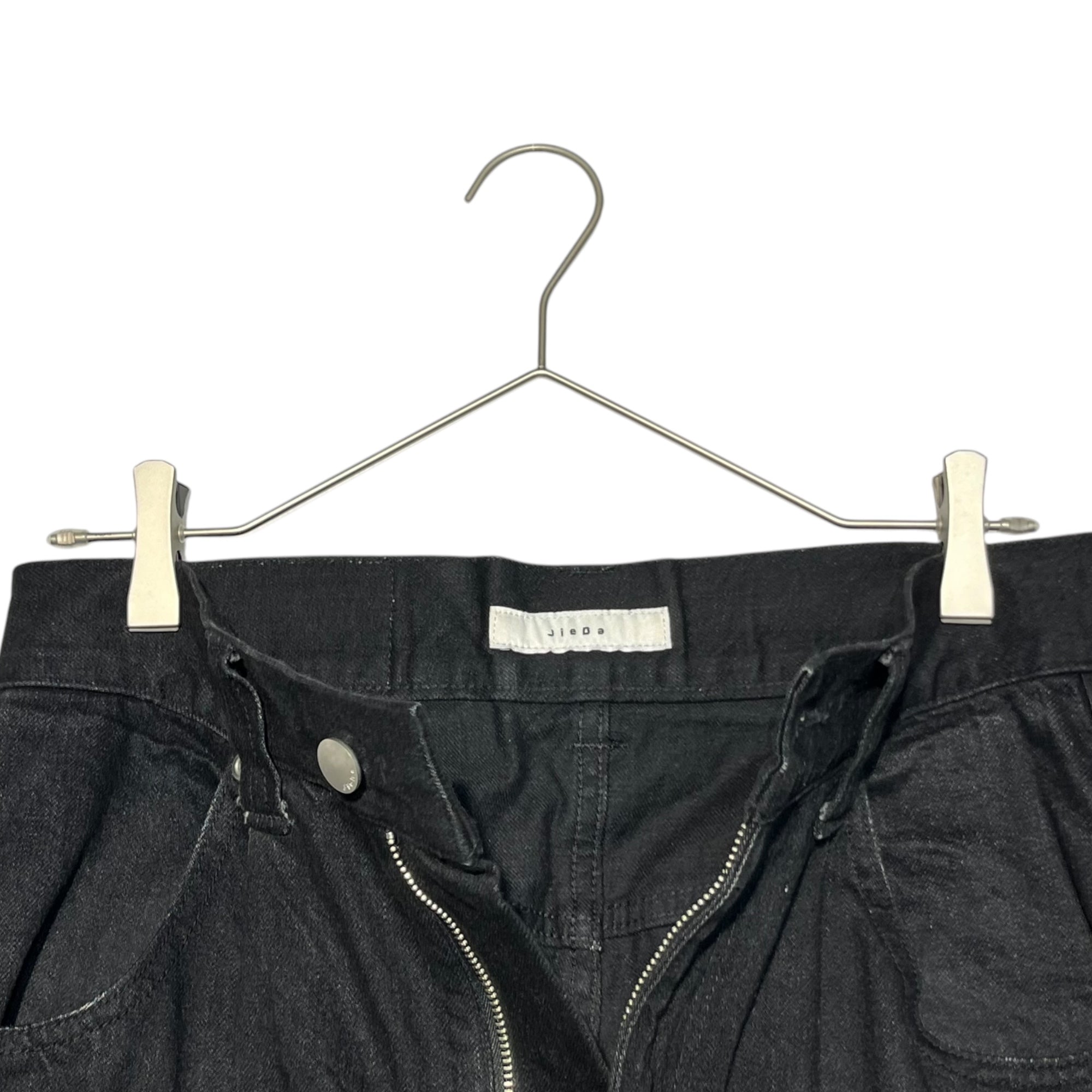 Jieda(ジエダ) WIDE ONE TUCK STRAIGHT DENIM PANTS ワイド ワンタック ストレート デニム パンツ Jie-STD-PT20 1(S程度) ブラック