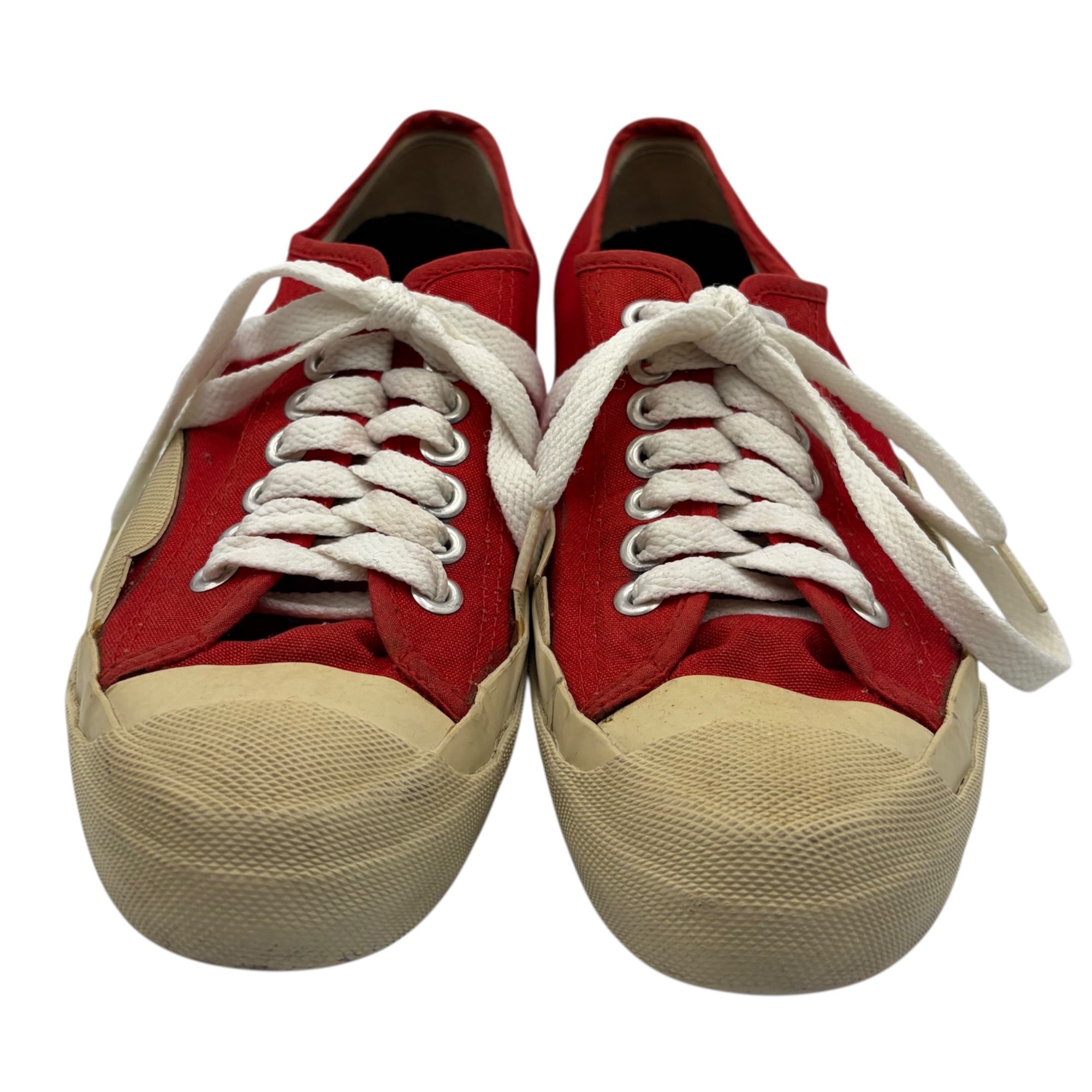 UNDER COVER×FINESSE(アンダーカバー×フィネス) 1999 Canvas low-top sneakers キャンバス ローカット スニーカー 23.5cm レッド