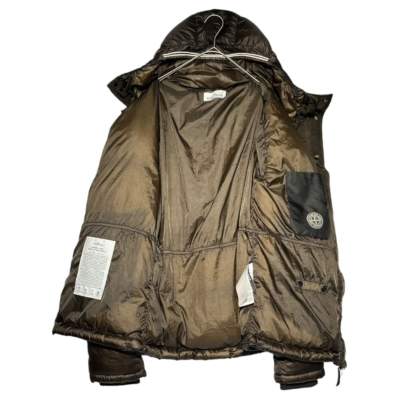 STONE ISLAND(ストーンアイランド) 14AW Garment Dyed Hooded Down Jacket ガーメントダイ フ