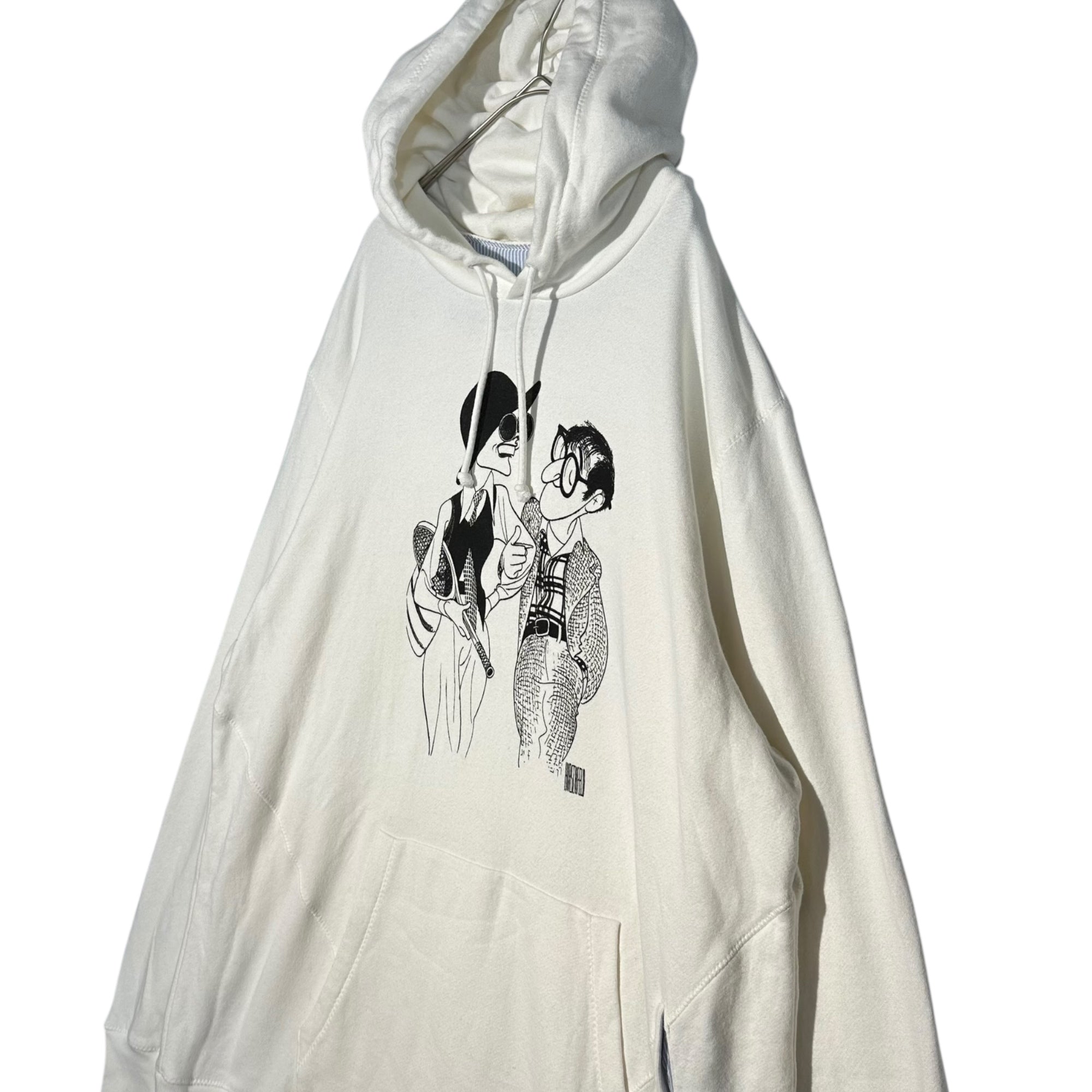 the Shepherd UNDERCOVER(ザシェパード アンダーカバー) 21SS Hirschfeld Pullover Hoodies プルオーバー パーカー  US1A4802 3 ホワイト