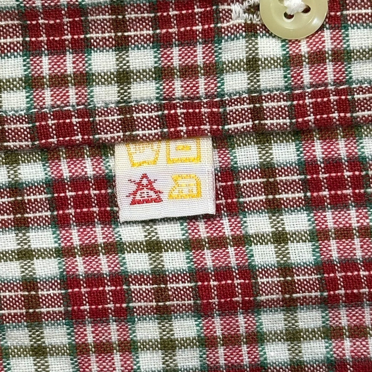POLO RALPH LAUREN(ポロラルフローレン) 90's Pony Logo Embroidery S/S Check Shirt ポニー ロゴ 刺繍 半袖 チェック シャツ L レッド×ホワイト 90年代 ヴィンテージ 古着