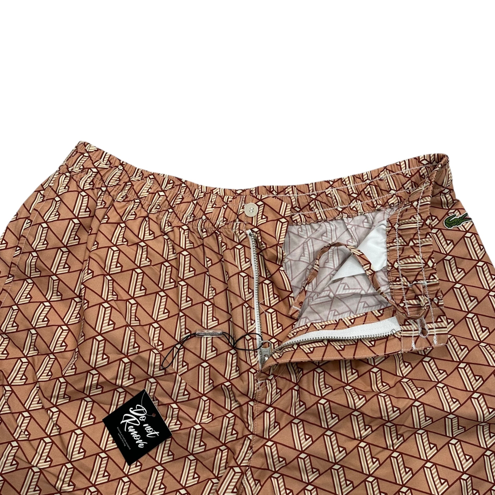 LACOSTE(ラコステ) Monogram Shorts モノグラム ショーツ ハーフ パンツ GH9928 00 F91 L ピンク