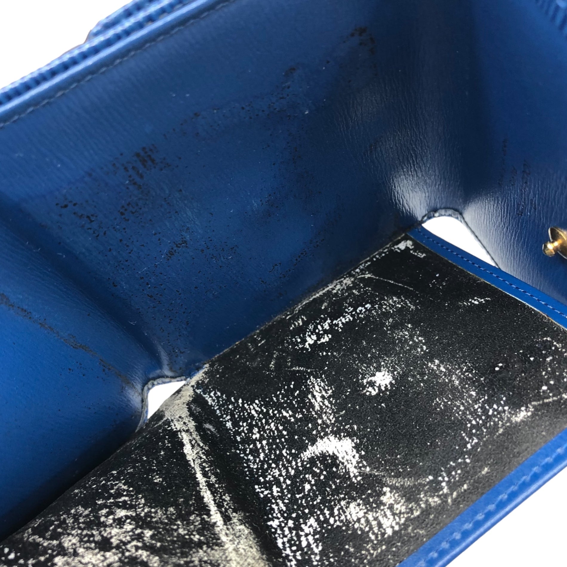 LOUIS VUITTON(ルイヴィトン) エピ ポルト モネ ビエ カルト クレディ M63485 ブルー 3折り 財布 コンパクト ウォレット