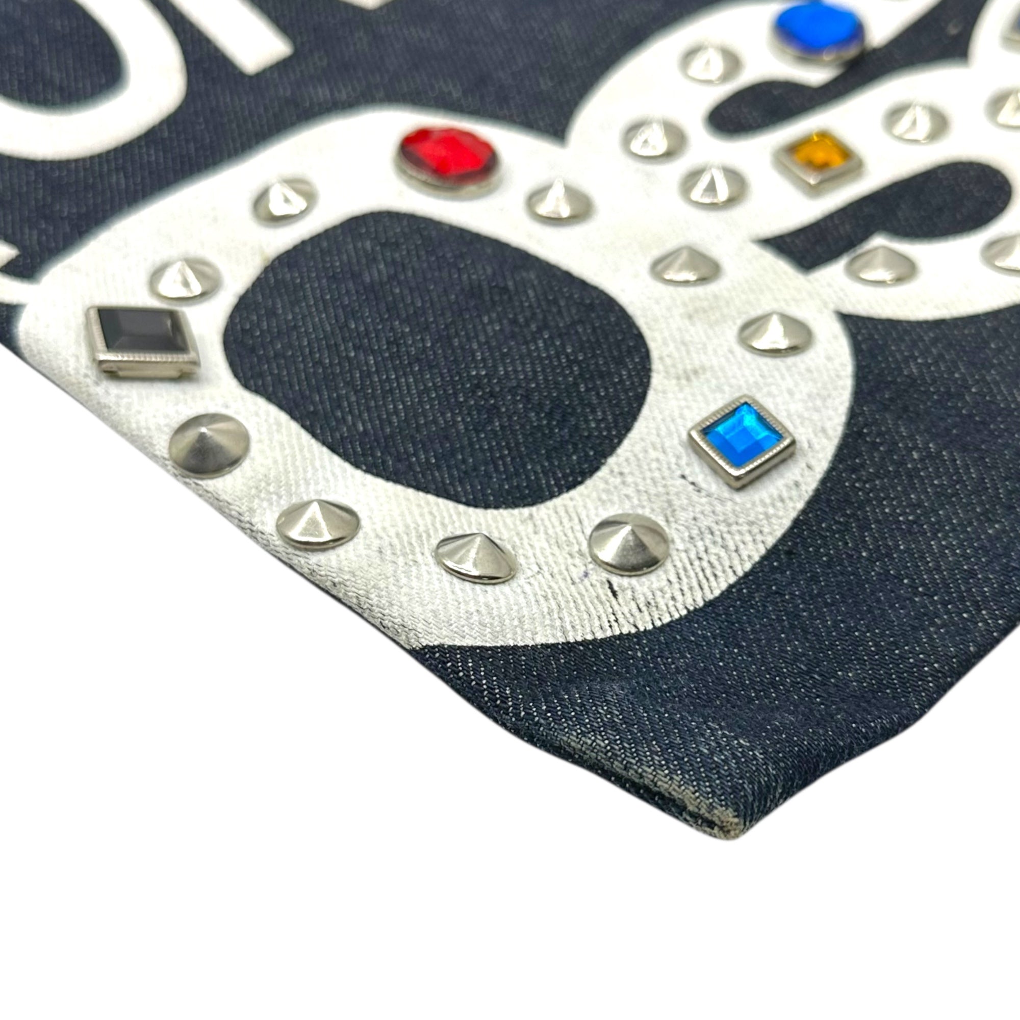 COMME des GARCONS(コムデギャルソン) ”OSAKA” Limited Edition Jewel Denim Tote Bag 大阪 路面店 オープン記念 限定 ビジュー デニム トート バッグ インディゴ