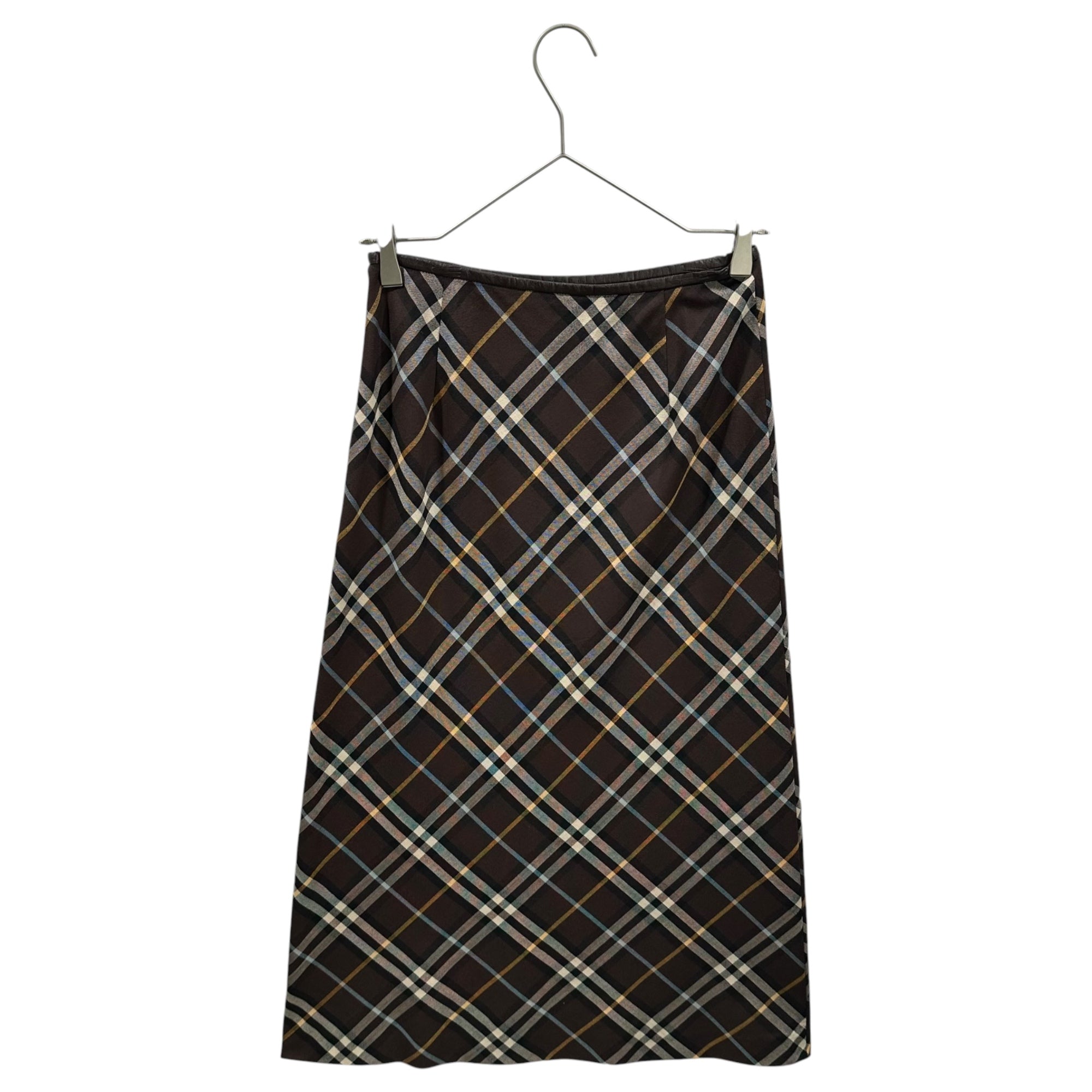 BURBERRY LONDON(バーバリーロンドン) Tartan Maxi Skirt タータン チェック ロング スカート FXA87-049 38 ブラウン
