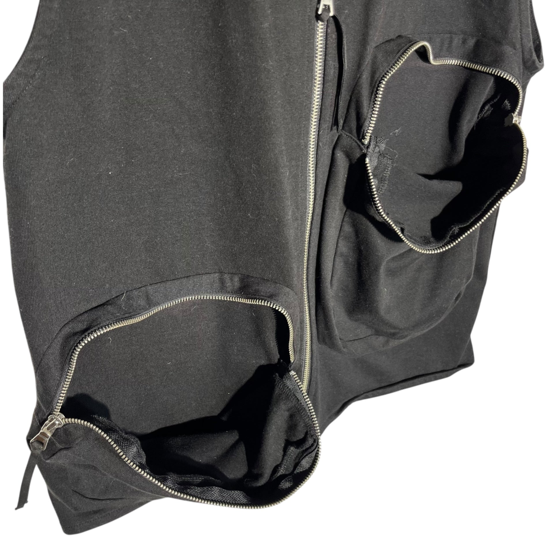WHITELAND(ホワイトランド) 19SS 2 BIG pocket cotton best 2 ビッグ ポケット コットン ベスト 19S-BSN383-WL FREE ブラック LHP取り扱い