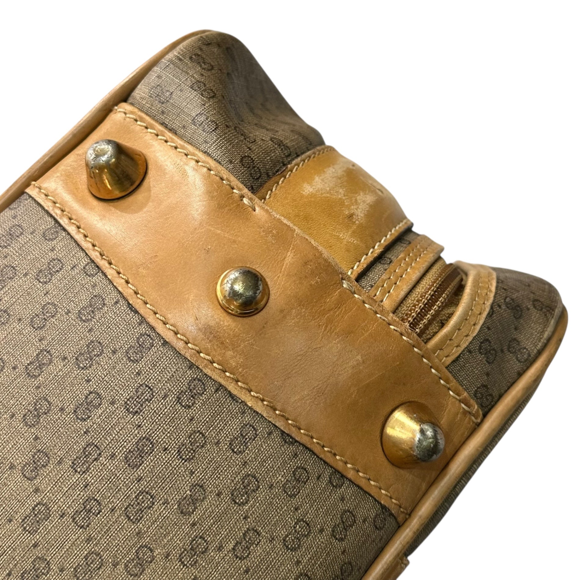 GUCCI(グッチ) 80's Vintage Micro GG Trunk Boston Bag 80年代