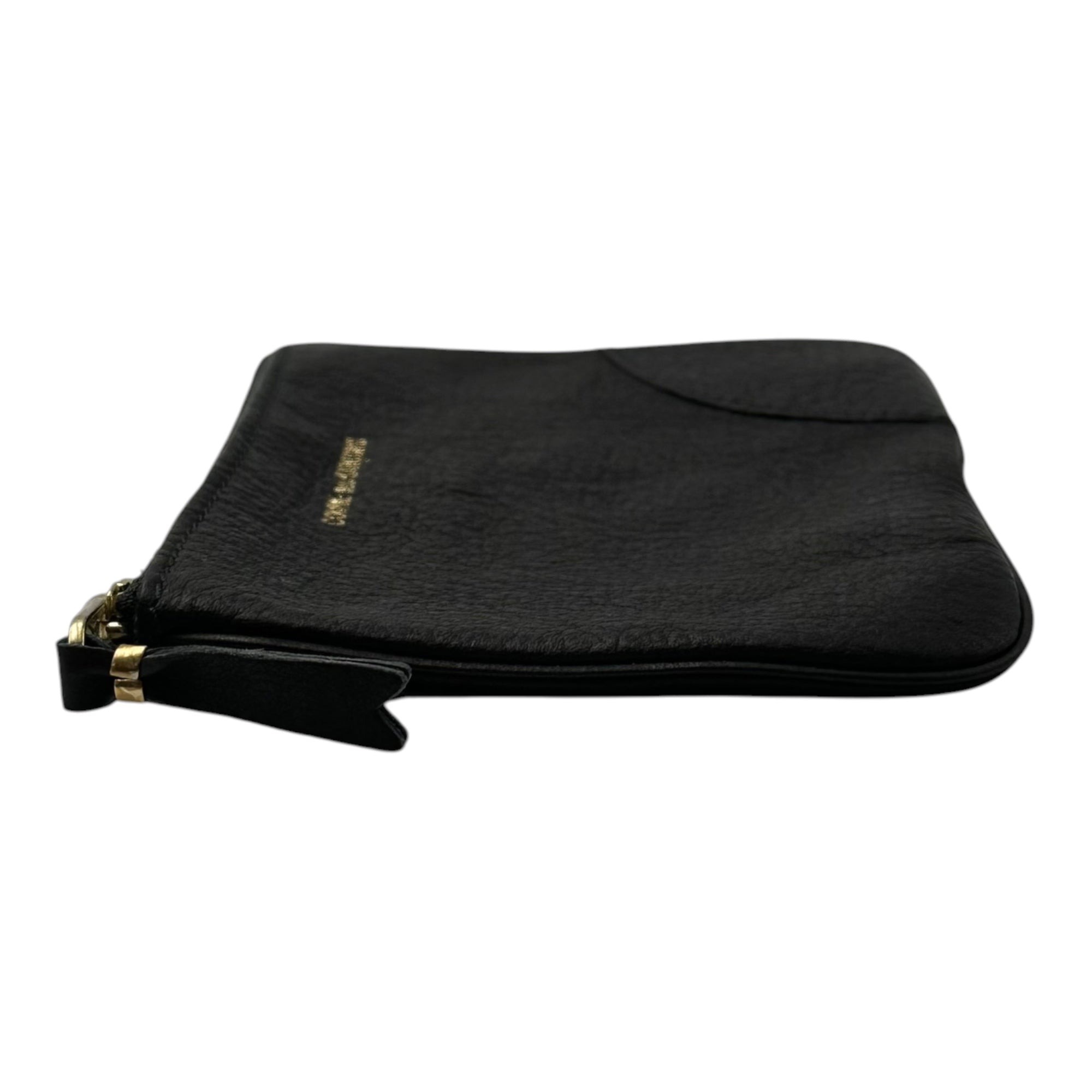 COMME des GARCONS(コムデギャルソン) WASHED WALLET ZIP POUCH ウォッシュド ウォレット ジップ ポーチ SA8100WW FREE ブラック