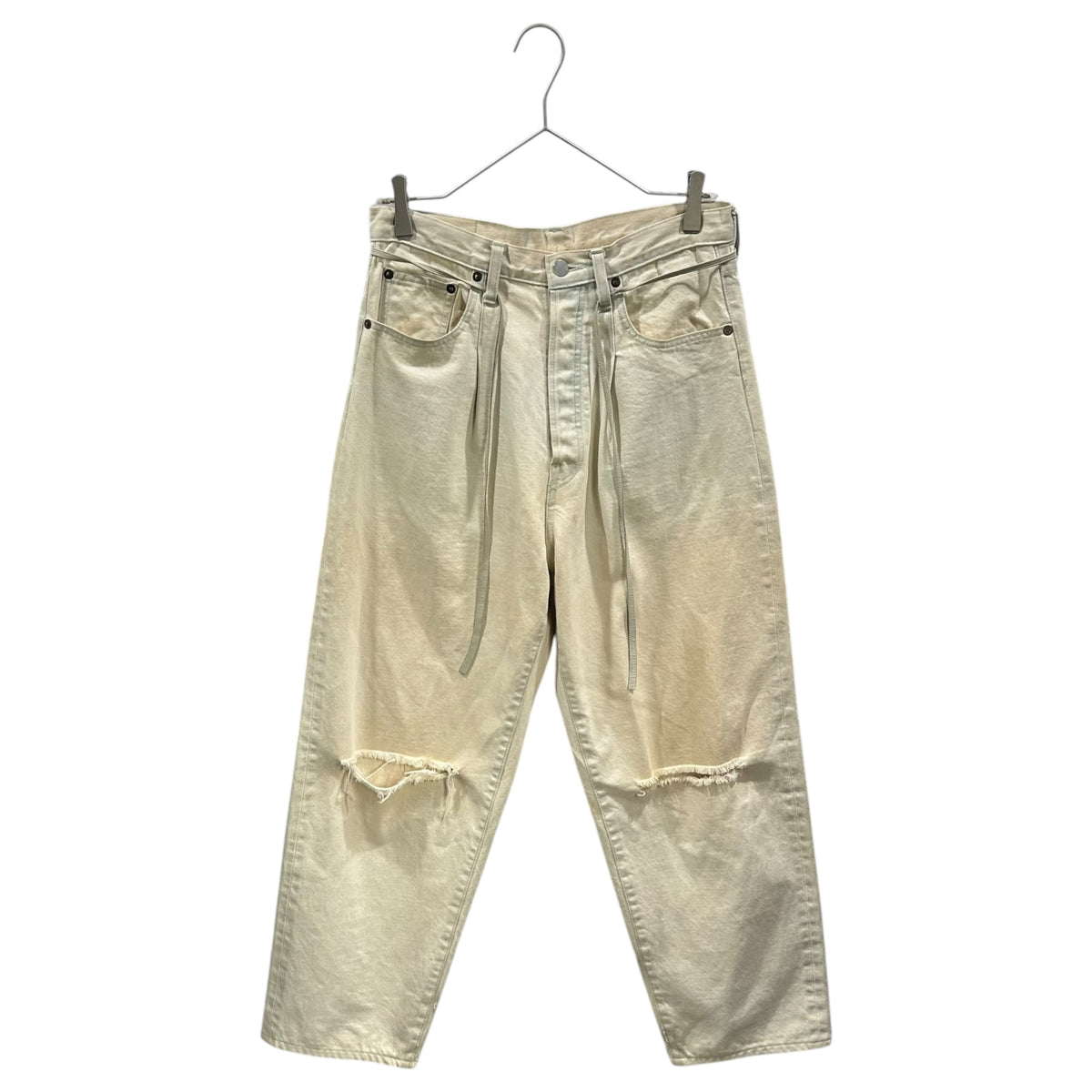 stein(シュタイン) 2023SS VINTAGE REPRODUCTION DAMAGE DENIM JEANS ヴィンテージ リプロダクション ダメージ デニム パンツ ST.515 S ライトインディゴ