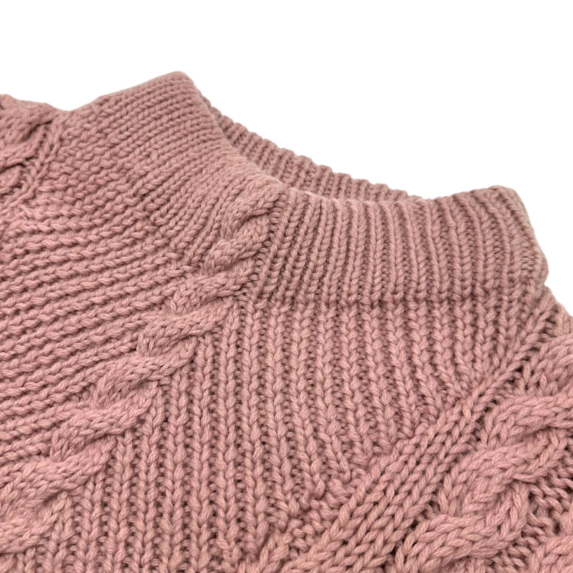 VINTAGE(ヴィンテージ) 60's~ Alainknitsweater アランニットセーター wool100% Lサイズ程度 ピンク