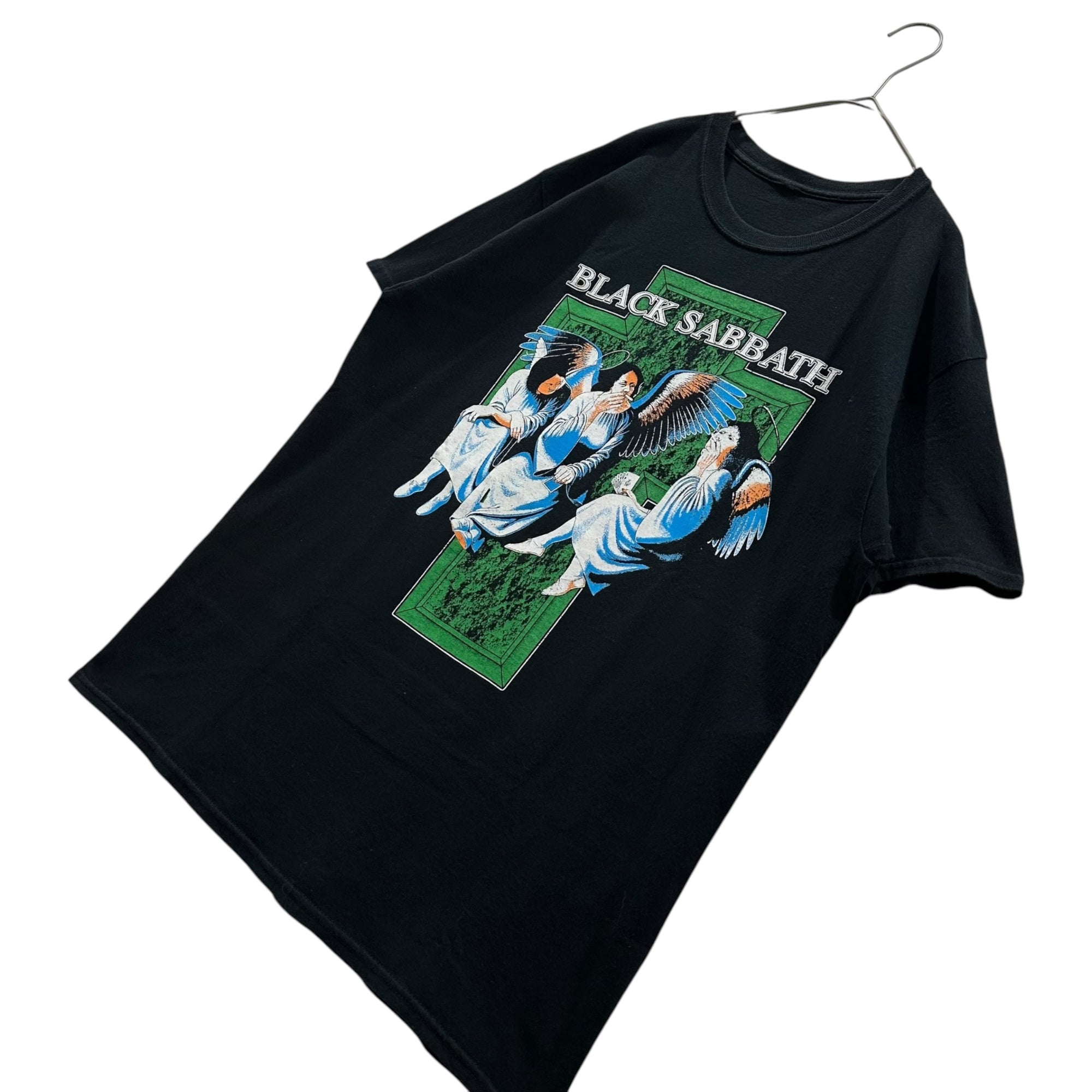 USED(ユーズド) Black Sabbath Print T-Shirt ブラック サバス プリント Tシャツ ブラック スモーキングエンジェル