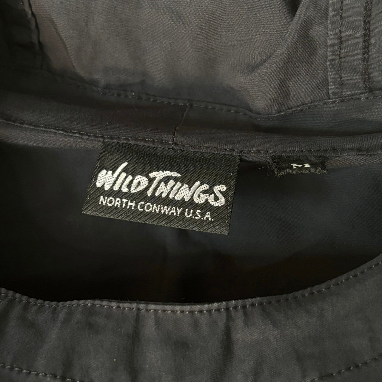 WILDTHINGS(ワイルドシングス) MIG HOODY  ミグ フーディ WT17007N M ブラック ナイロン プルオーバー ジャケット パーカー アウトドア マウンテンパーカー
