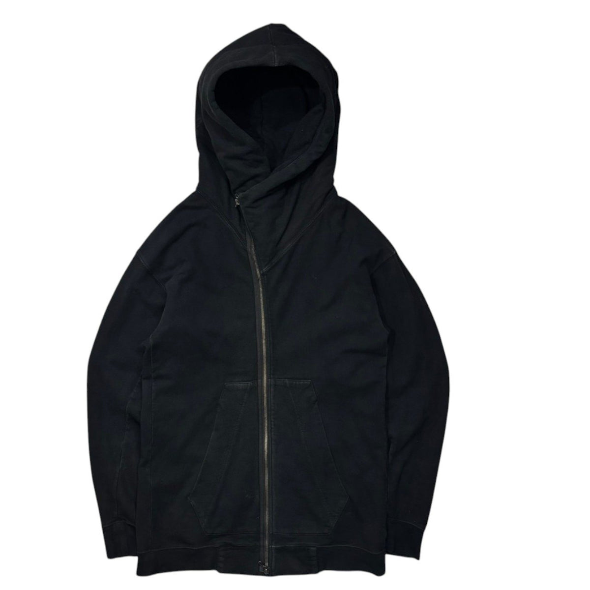 JULIUS(ユリウス) 2020AW Coated Zip-Up Hoodie コーティング ジップ アップ フーディ 717CUM19-C 1 ブラック