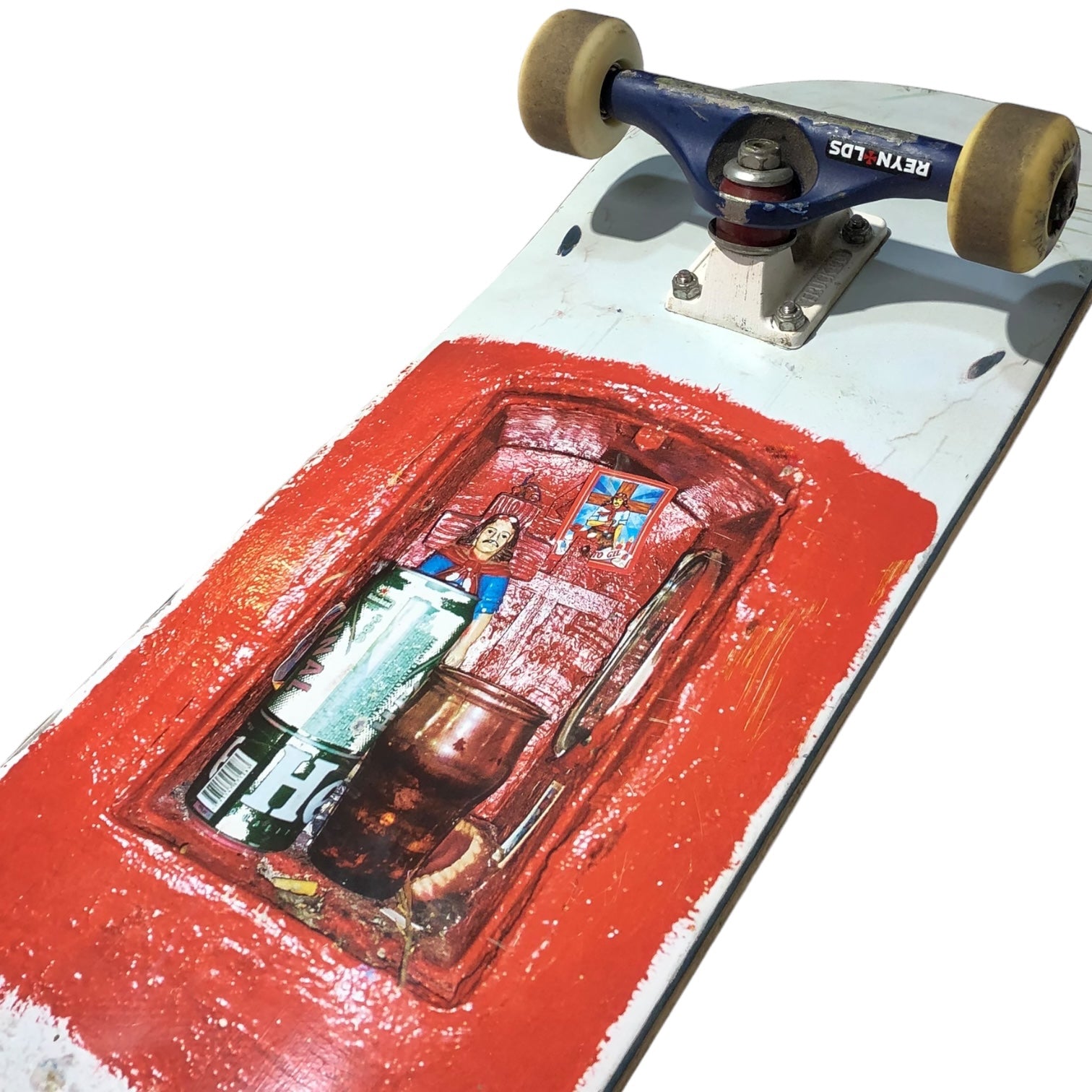 THE KILLING FLOOR(キリングフロアー) skateboard deck スケートボードデッキ ホワイト×レッド×グリーン