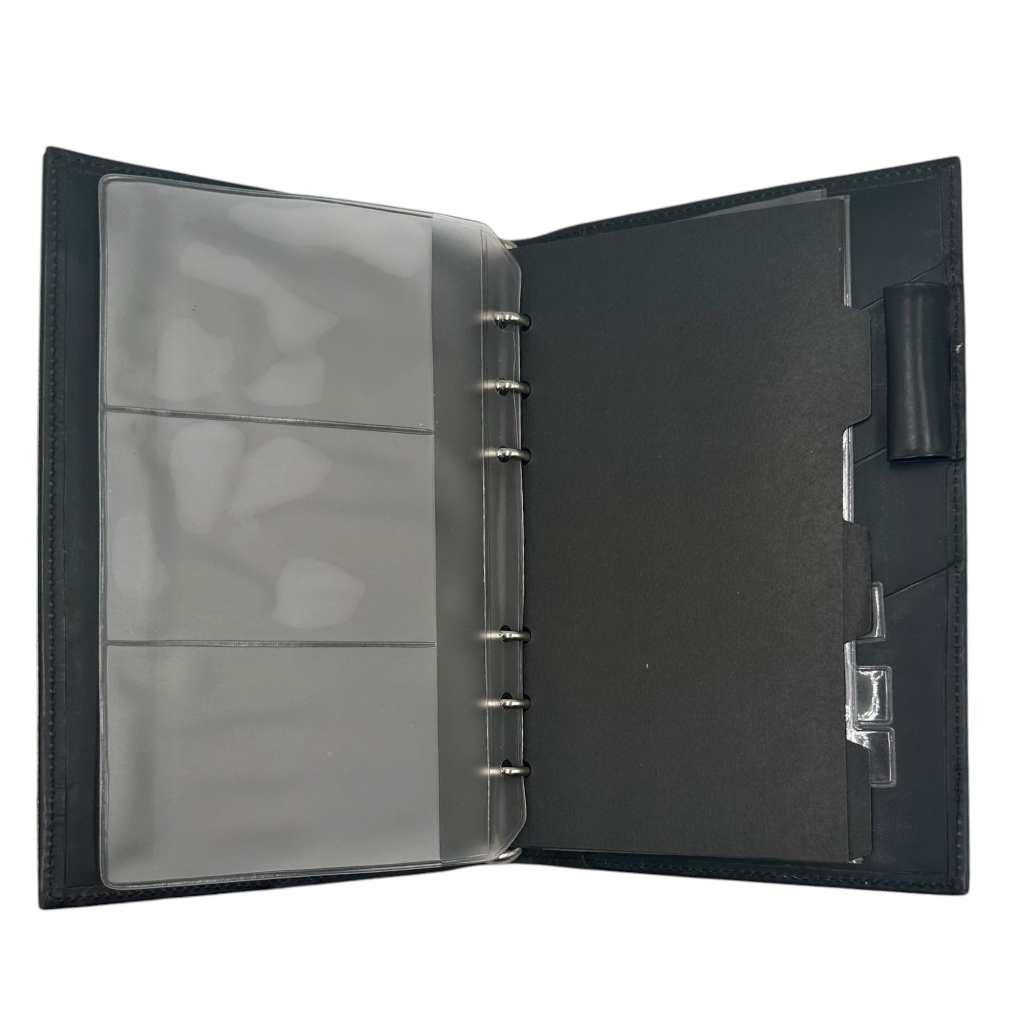 Jean Paul GAULTIER(ジャンポールゴルチエ) Metal Plate Notebook Cover メタル プレート 手帳 カバー ブラック×シルバー アーカイブ