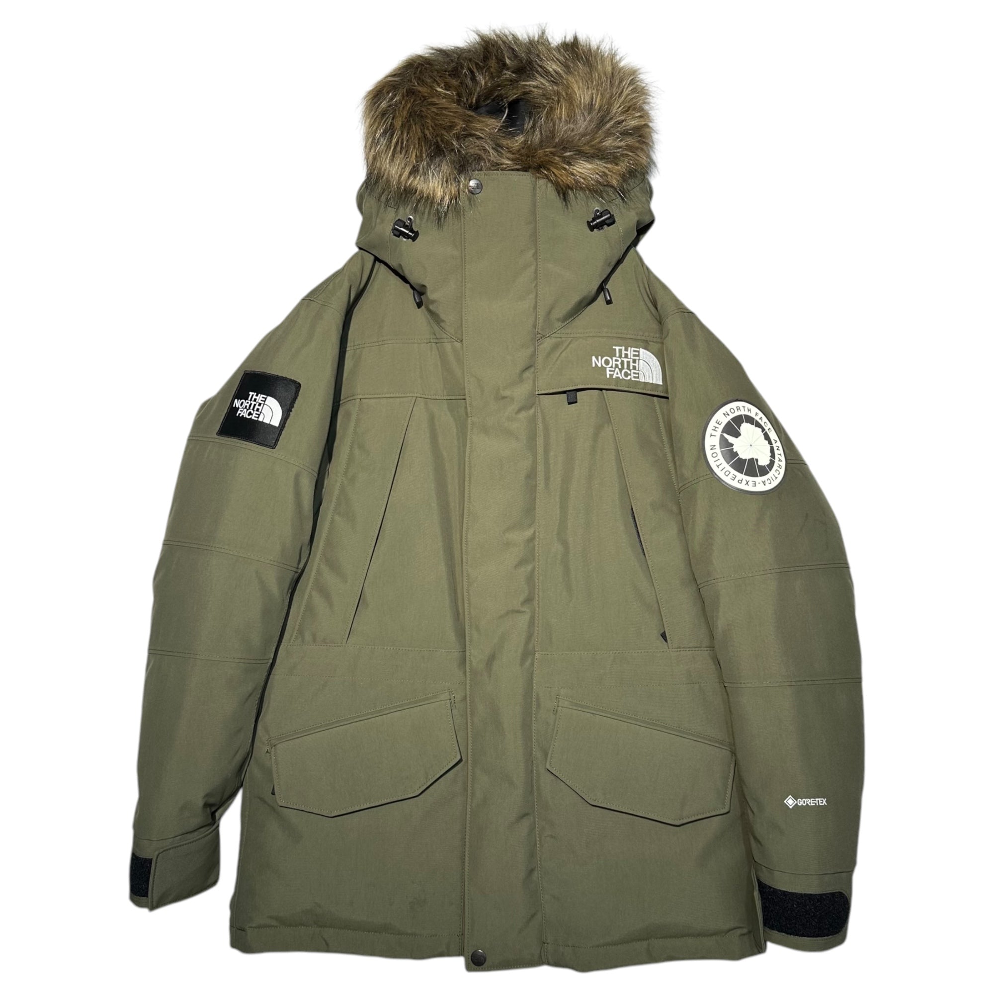 THE NORTH FACE(ノースフェイス) ANTARCTICA PARKA アンタークティカ パーカ ND92032 S オリーブ ファー ダウン ジャケット