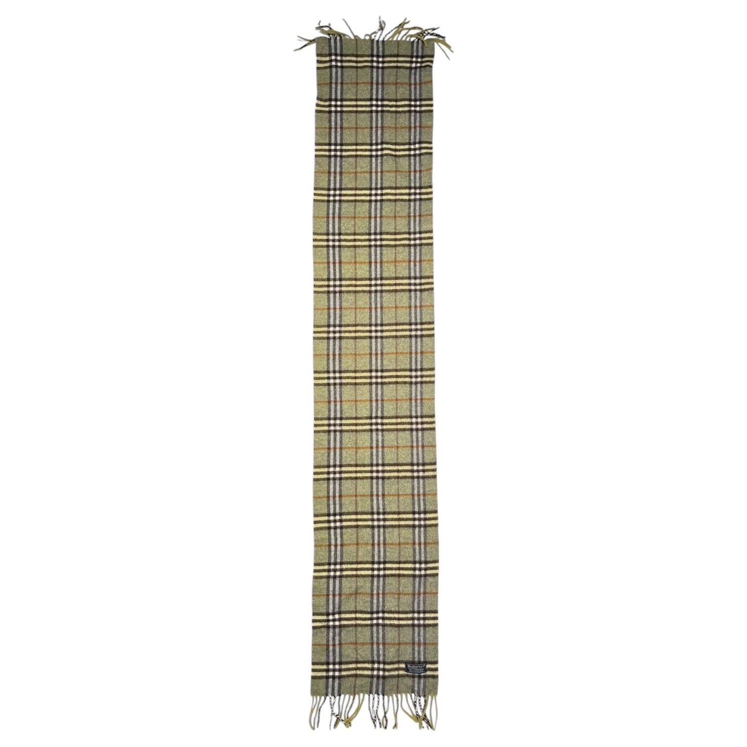 Burberrys(バーバリーズ) Burberry check wool muffler バーバリー チェック ウール マフラー グリーン×グレー ヴィンテージ タータン