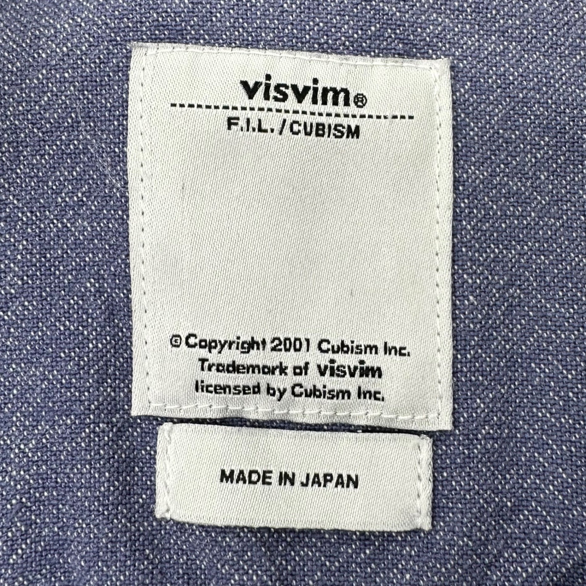 VISVIM(ビズビム/ヴィズヴィム) 13SS DEADWOOD CHAMBRAY L/S SHIRT シャンブレー 長袖 シャツ 0113105011031 1 ネイビー