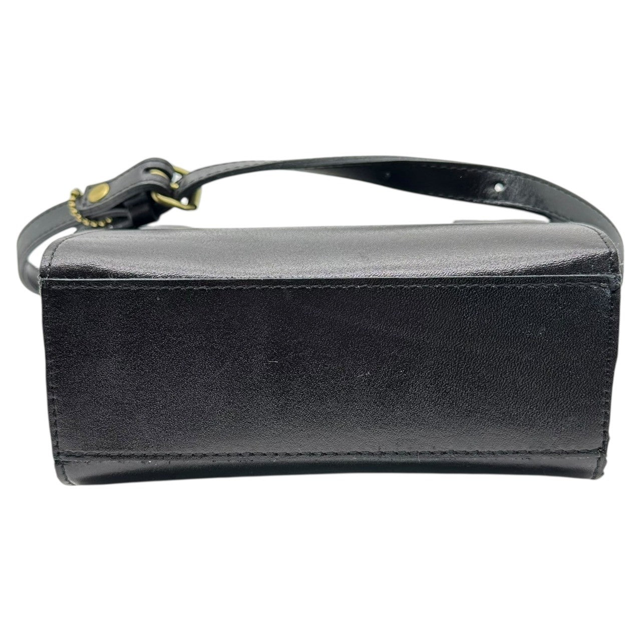 MOSS TIDEWAY(タイドウェイ) Leather box shoulder bag レザー ボックス ショルダー バッグ ブラック