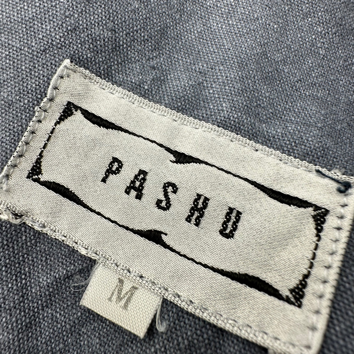 PASHU(パッシュ) 1990’s Layered Gimmick Vest レイヤード ギミック ベスト M グレー×ライトブルー 90年代