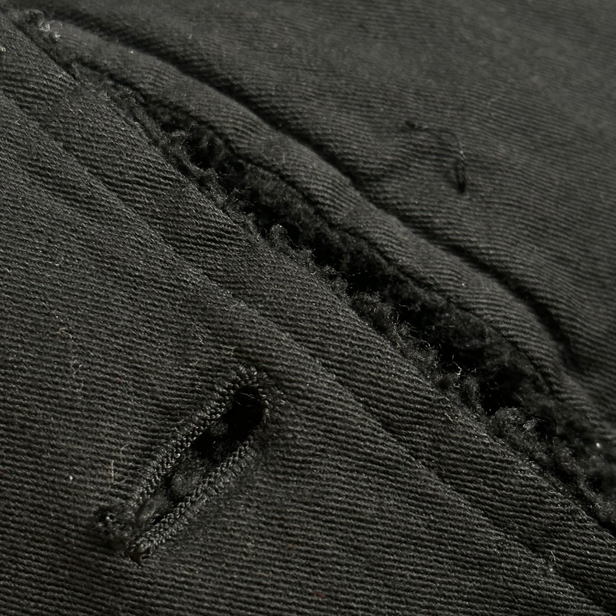 COMME des GARCONS HOMME(コムデギャルソンオム) 2005AW Piece-Dyed Faux Fur-Lined Jacket 製品染め 内ボア ジャケット HP-J049 L ブラック AD2005 00s アーカイブ