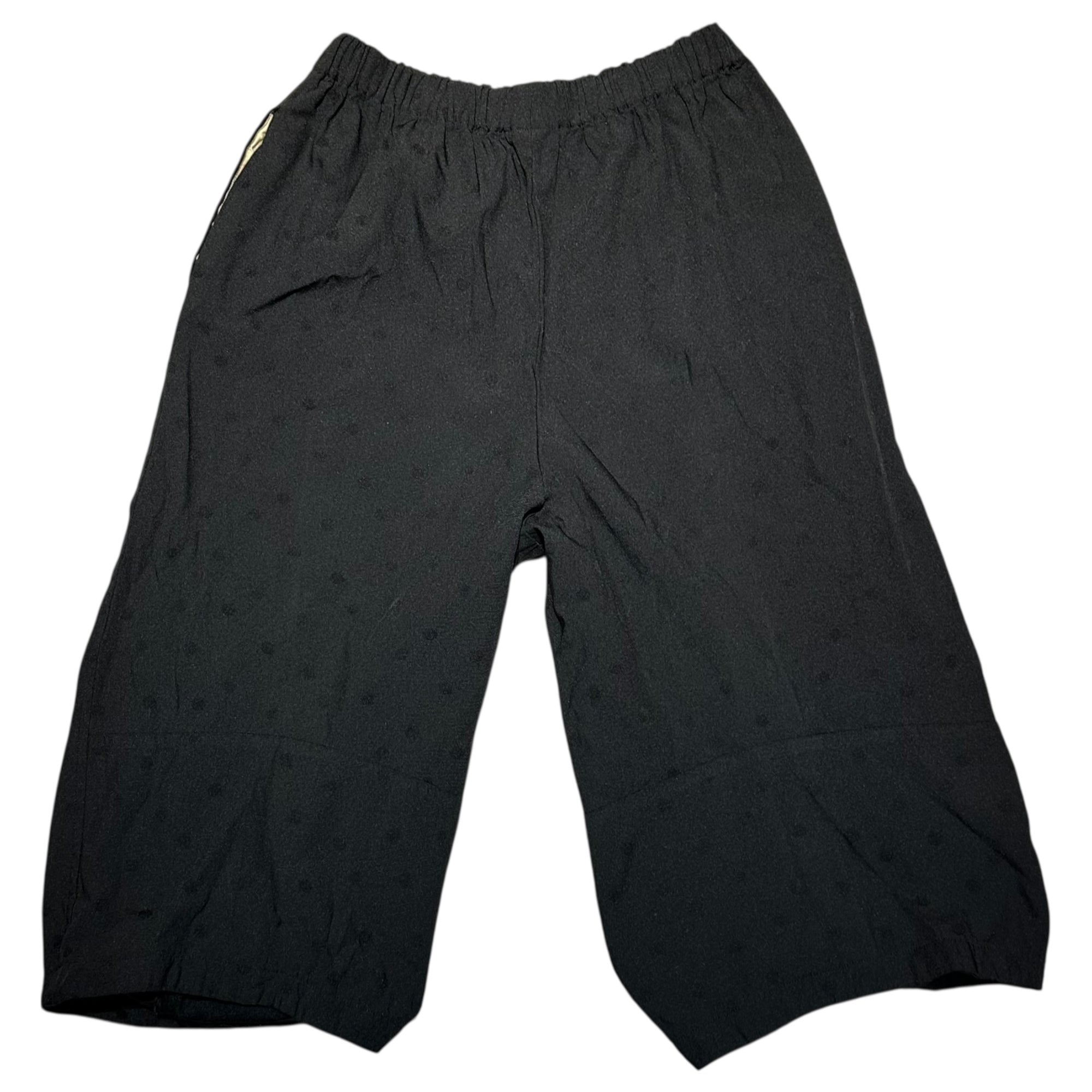 COMME des GARCONS COMME des GARCONS(コムデギャルソンコムデギャルソン) 13AW Drawstring Circle Dot Harem Cropped Pants ドローコード サークル ドット サルエル クロップド パンツ RL-P036 S ブラック AD2013