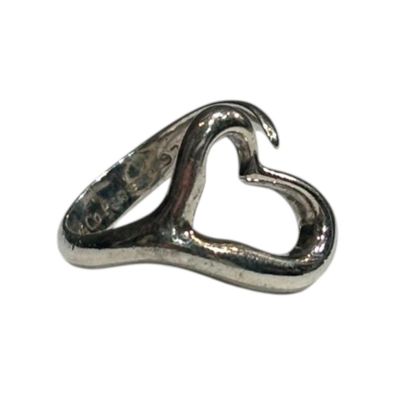 TIFFANY & CO.(ティファニー) Elsa Peretti Loving Heart Ring エルサペレッティ ラビング ハート リング 13号 シルバー