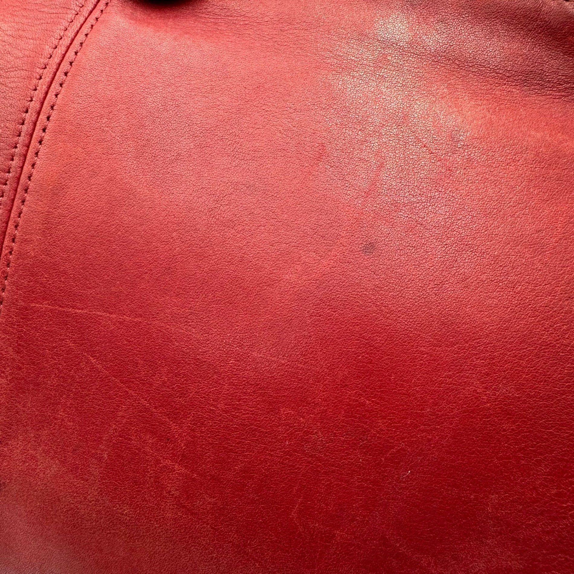COACH(コーチ) Leather Mini Tote Bag レザー ミニ トート バッグ 4133 レッド ハンド OLD オールド