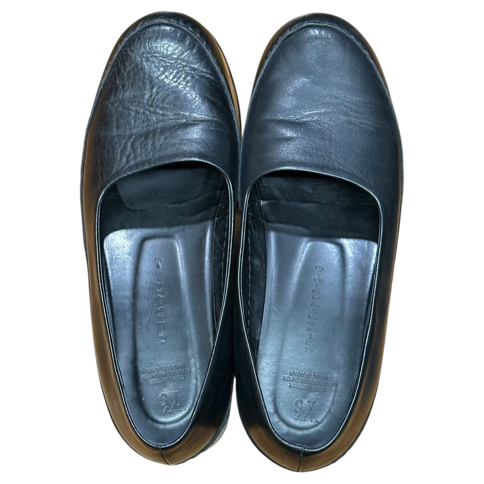 Y's(ワイズ) Platform Flats All Leather 厚底 オール レザー フラットシューズ パンプス YM-E05-761-2-3 3(23.5cm程度) ブラック