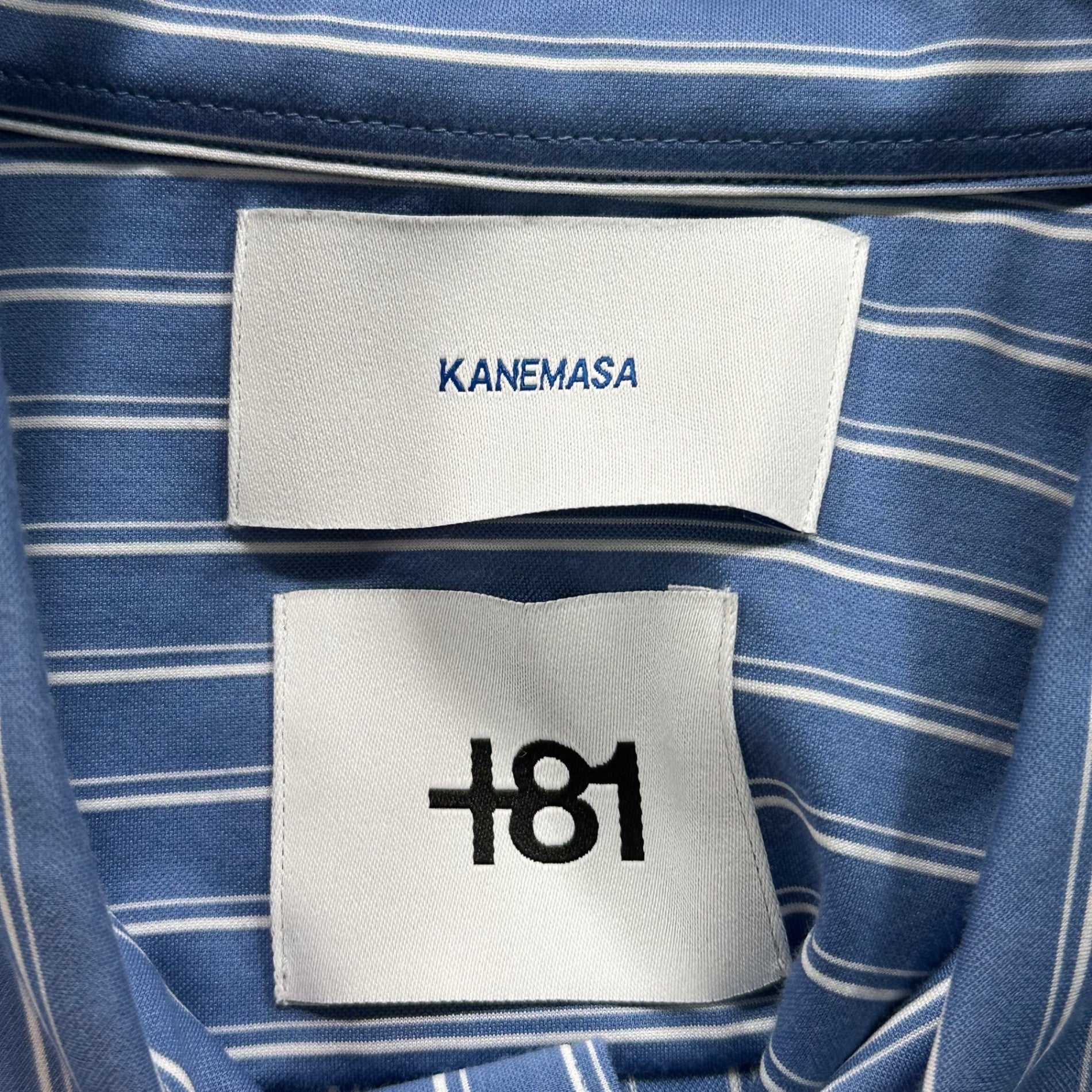 KANEMASA(カネマサ) +81 STRIPE ROYAL OX DRESS KNIT SHIRT -exclusive KANEMASA(カネマサ) +81 STRIPE ROYAL OX DRESS KNIT SHIRT -exclusive