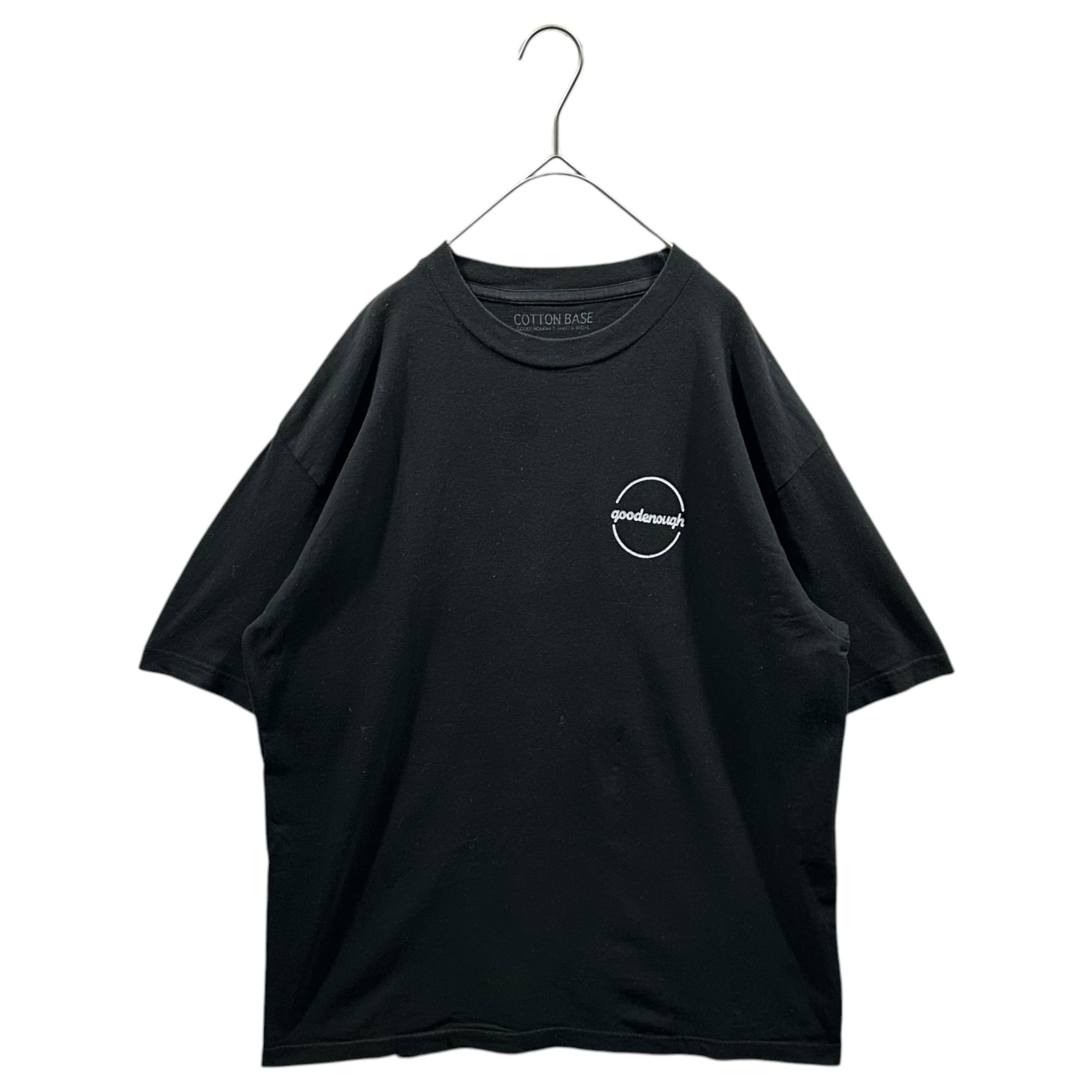 GOODENOUGH(グッドイナフ) 2008's cotton base Circle Logo S/S T-Shirt サークル ロゴ 半袖 Tシャツ L ブラック