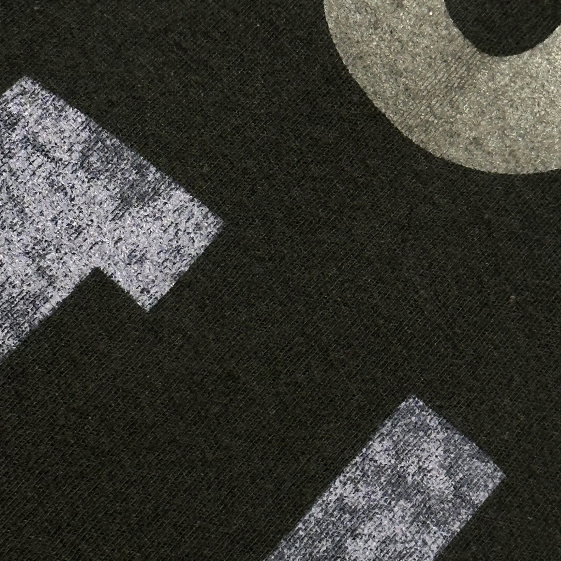 sacai luck(サカイラック) Mixed-Fabric U-Neck Printed T-Shirt 異素材切替 Uネック プリント Tシャツ ブラック