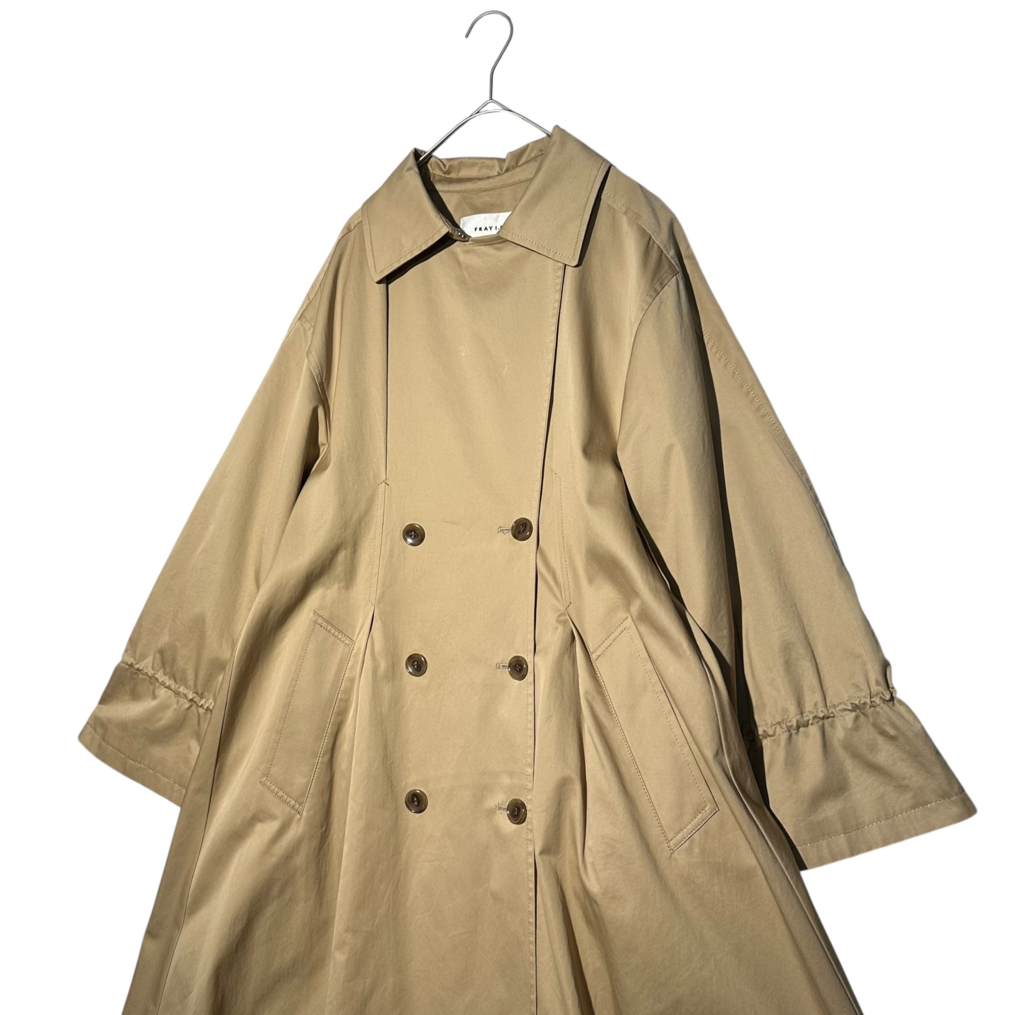 FRAY I.D(フレイアイディー) Dolman Trench Coat ドルマン トレンチ コート FWFC184501 0 ベージュ ロング ベルト